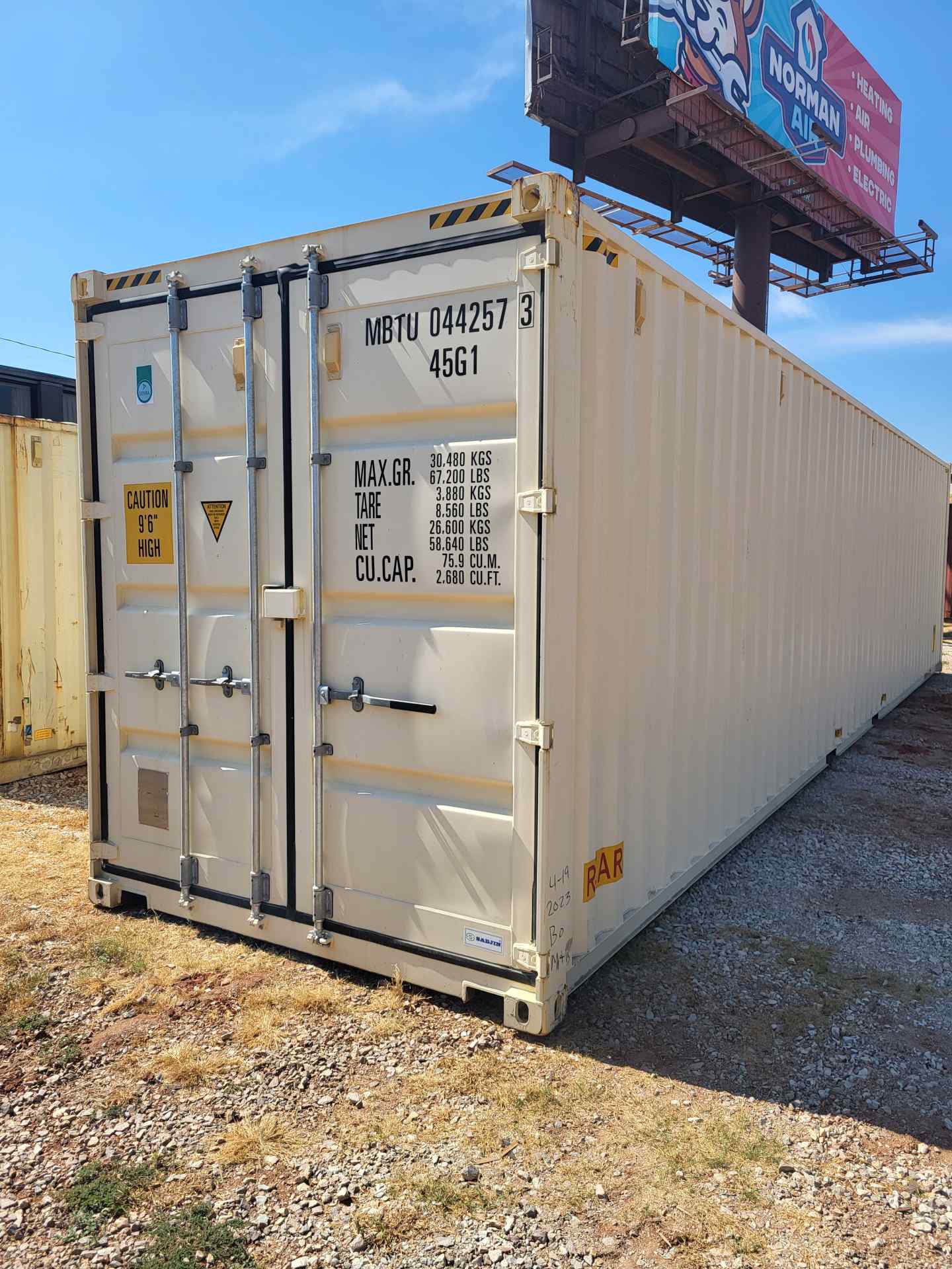Rear corner view of the product