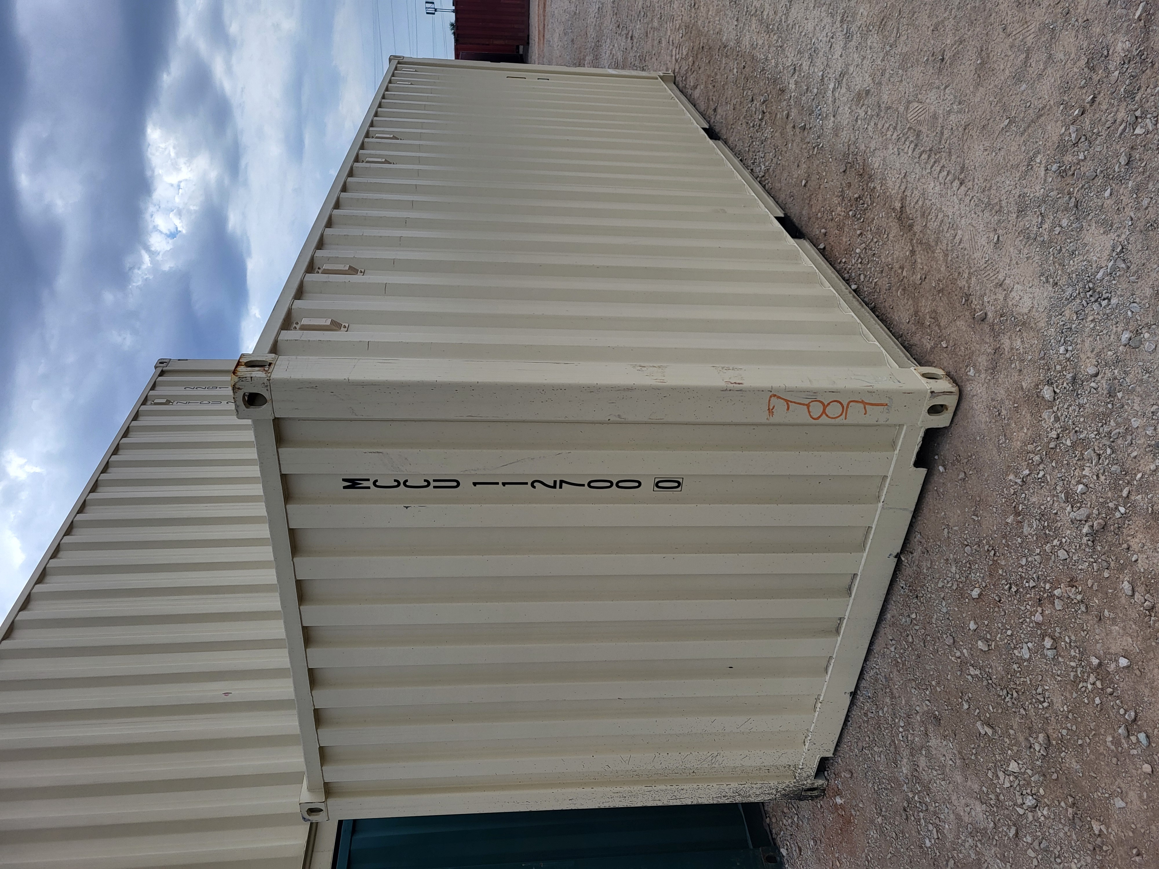 Rear corner view of the product