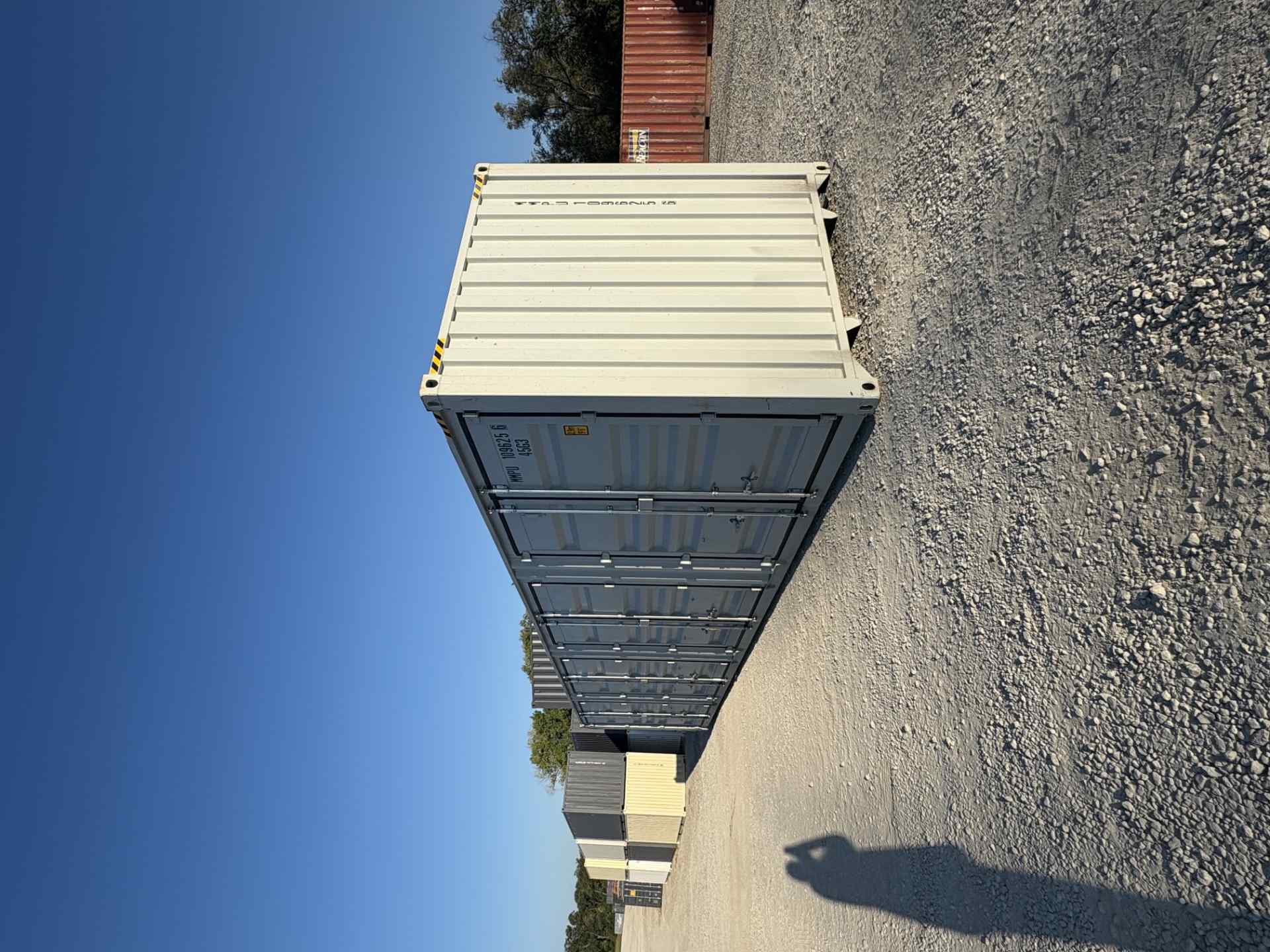 Rear corner view of the product