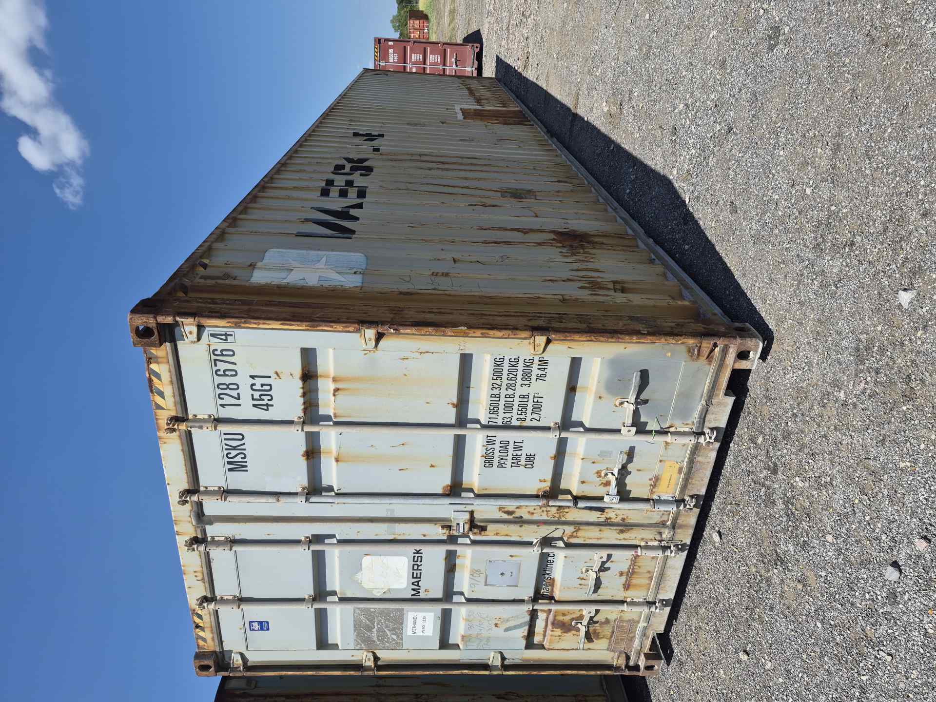 Front corner view of the product