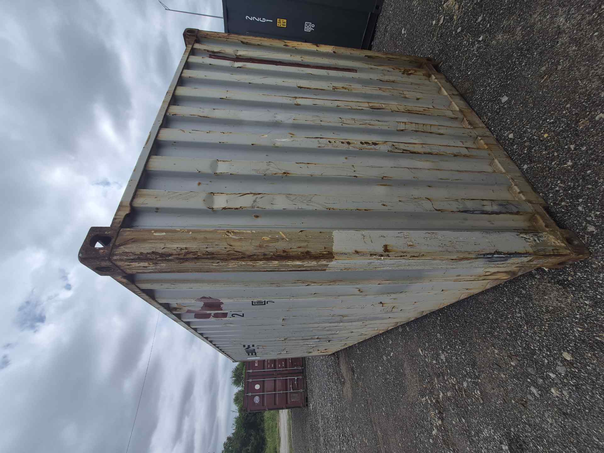 Rear corner view of the product