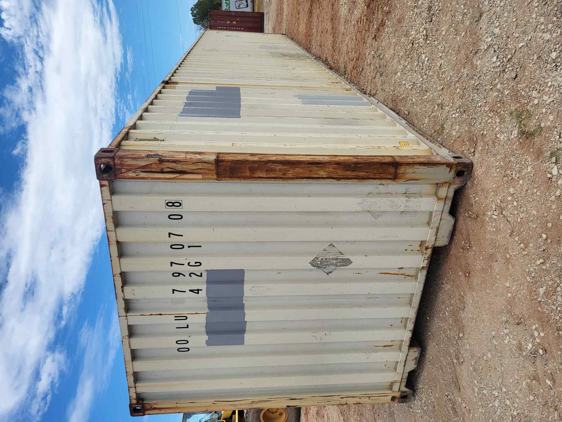 Rear corner view of the product