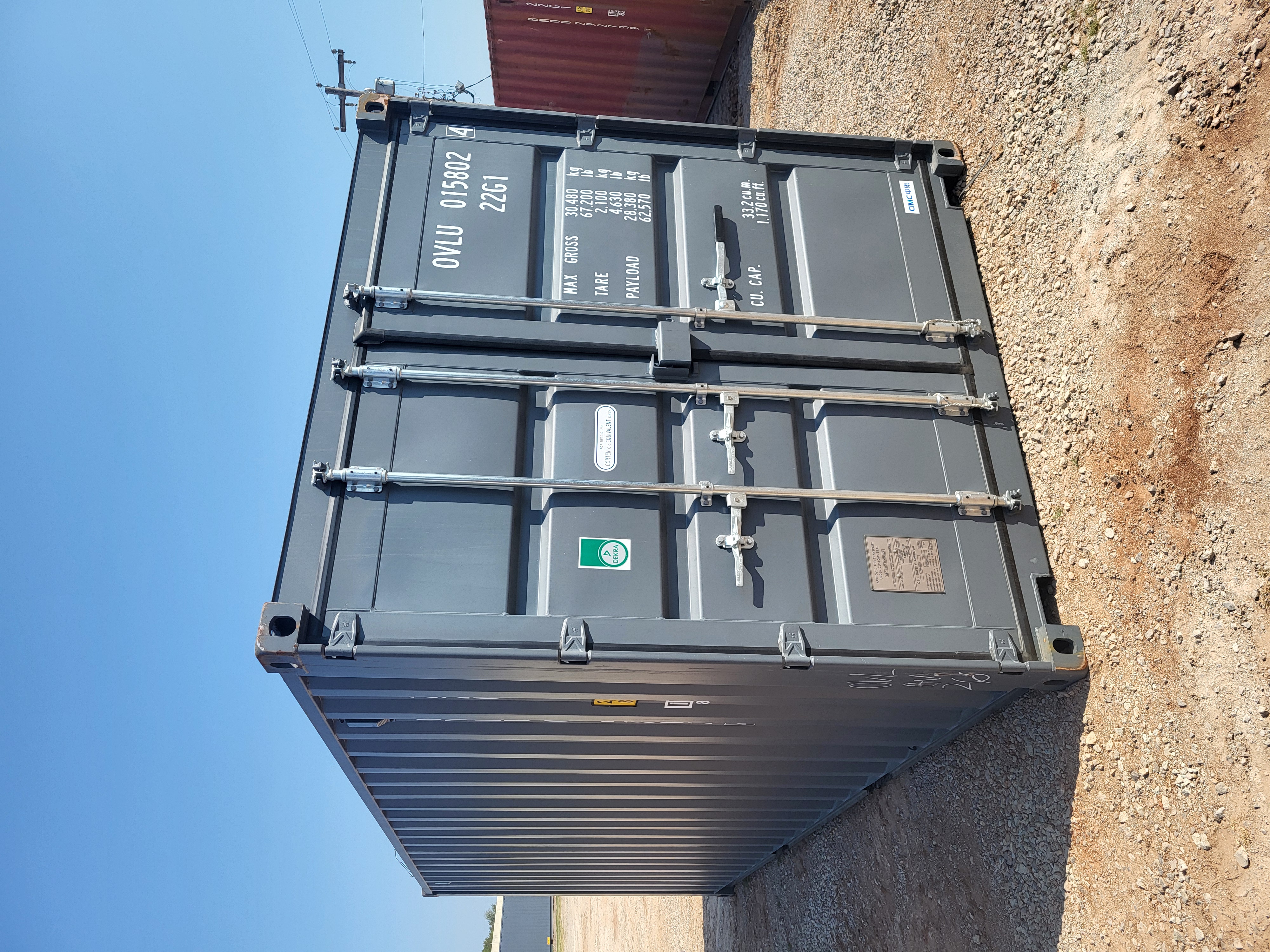 Front corner view of the product