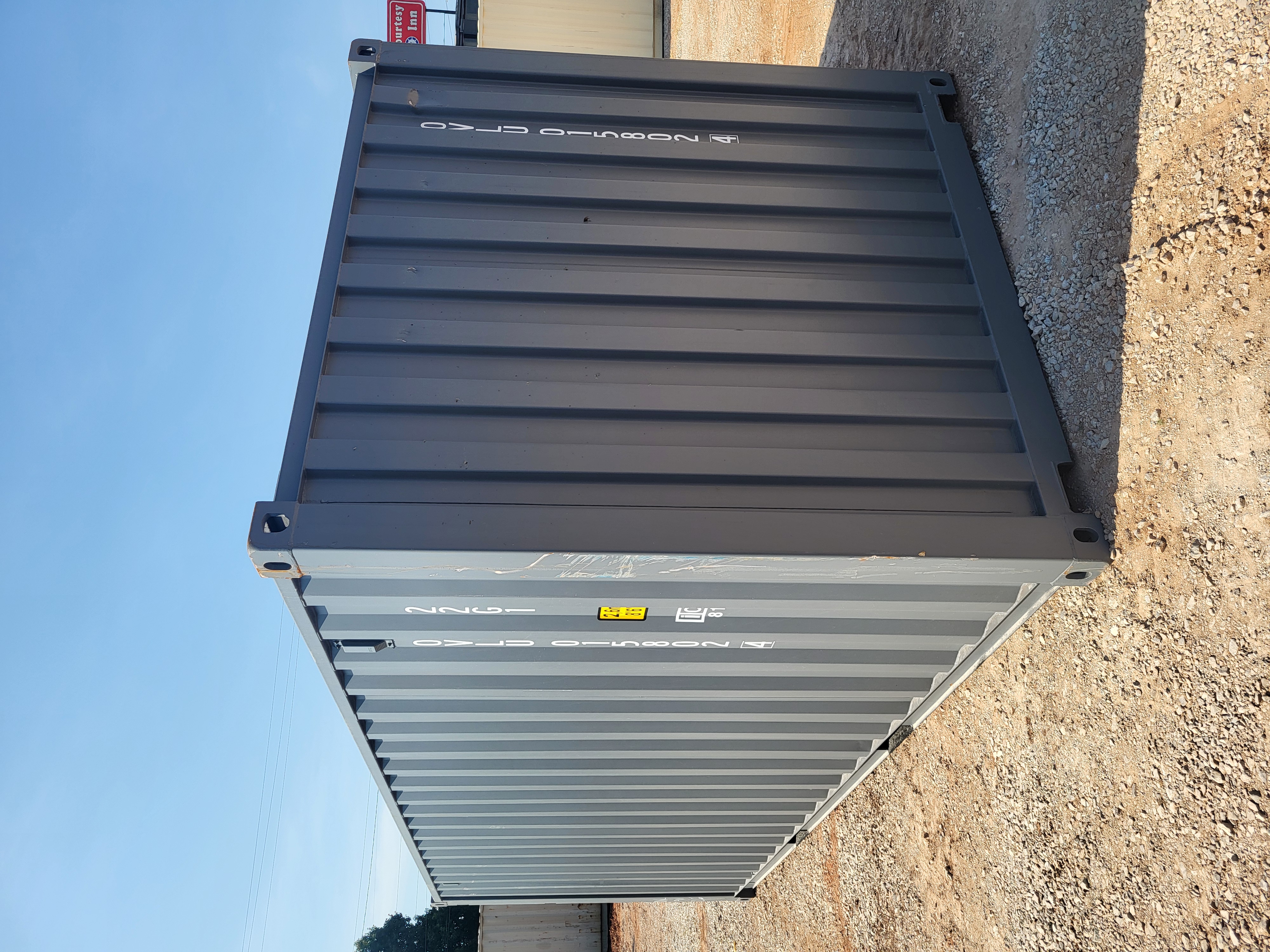 Rear corner view of the product