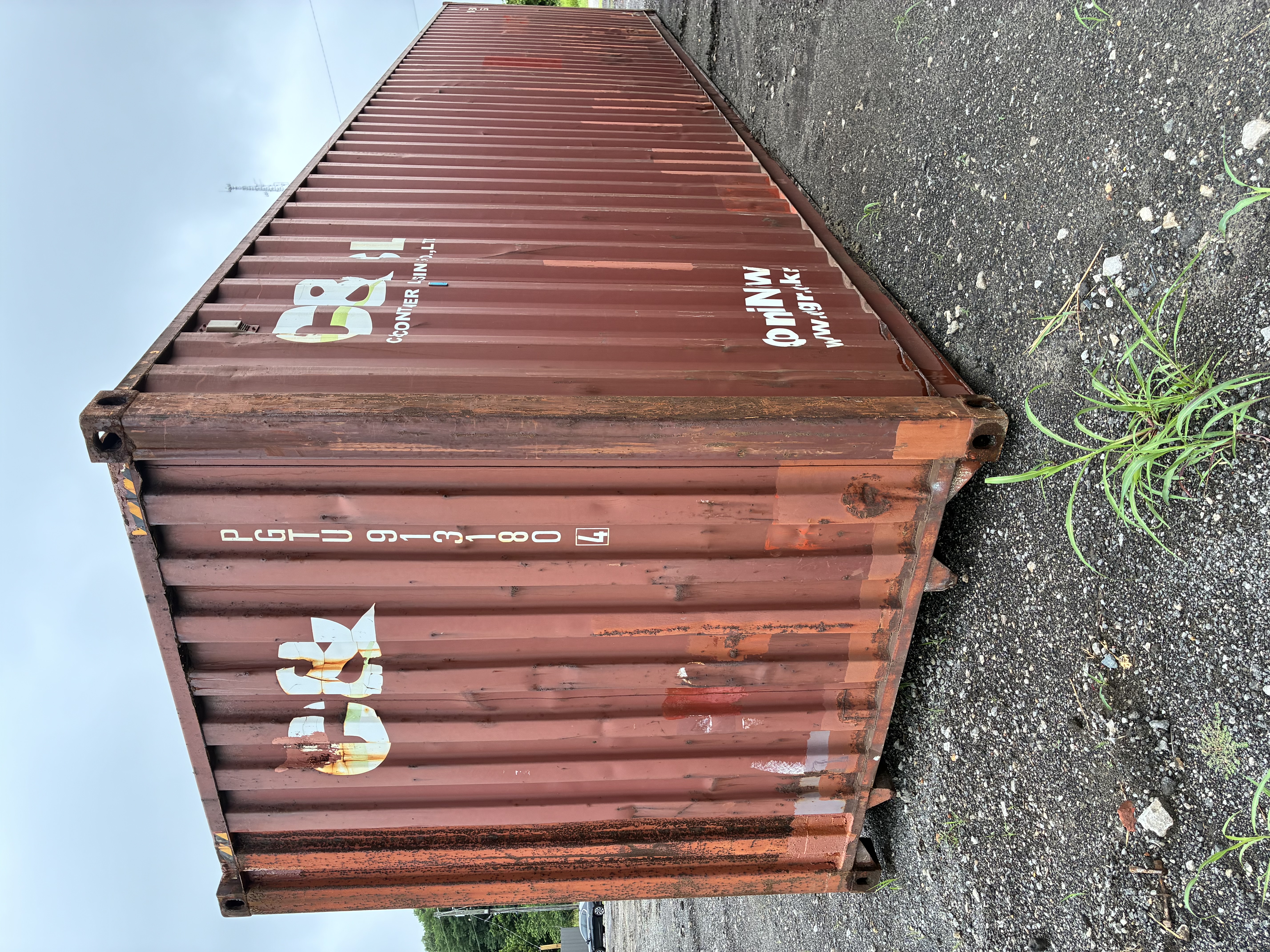 Rear corner view of the product