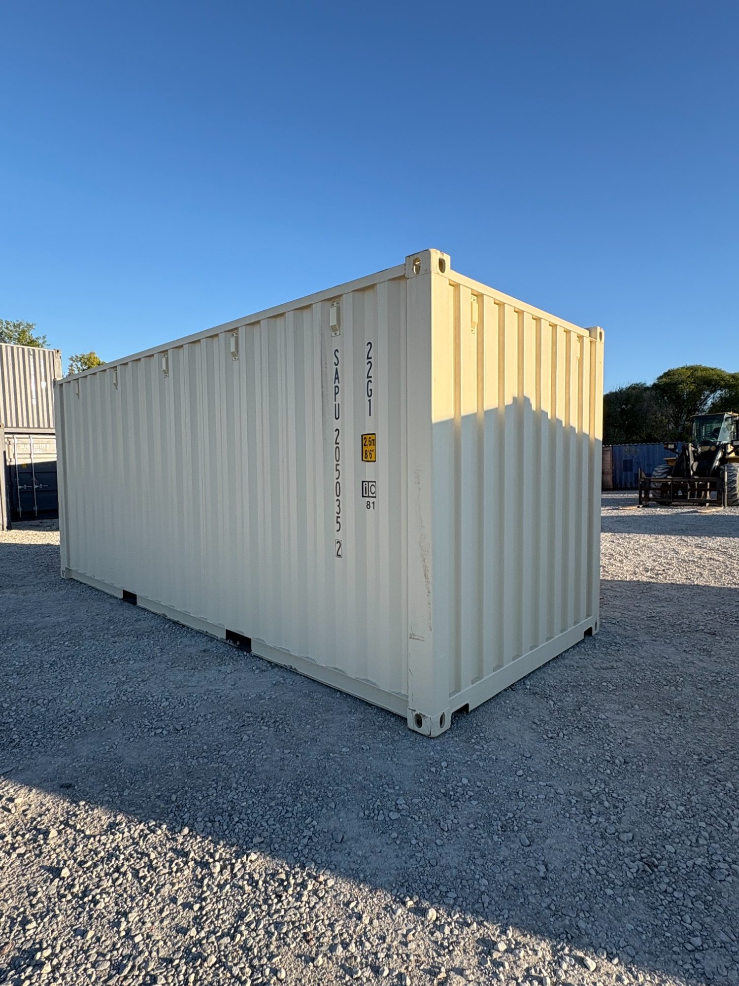 Rear corner view of the product