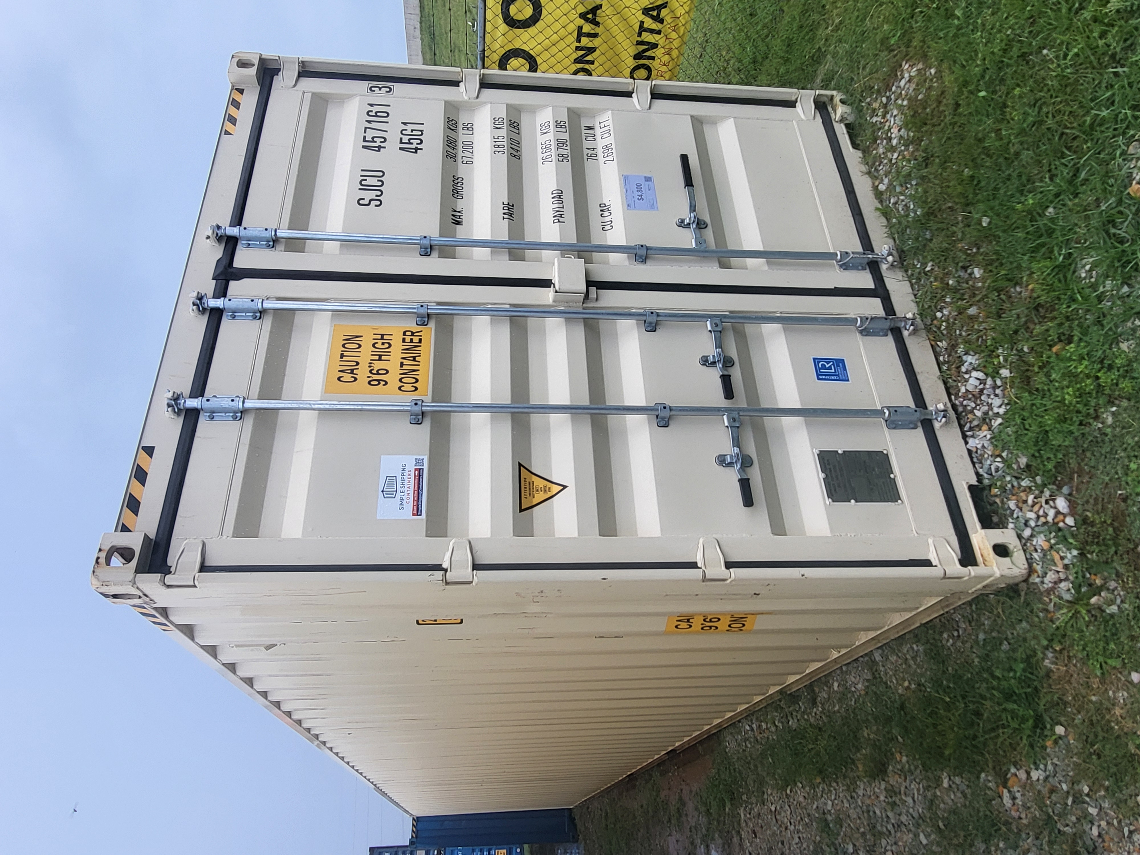 Front corner view of the product