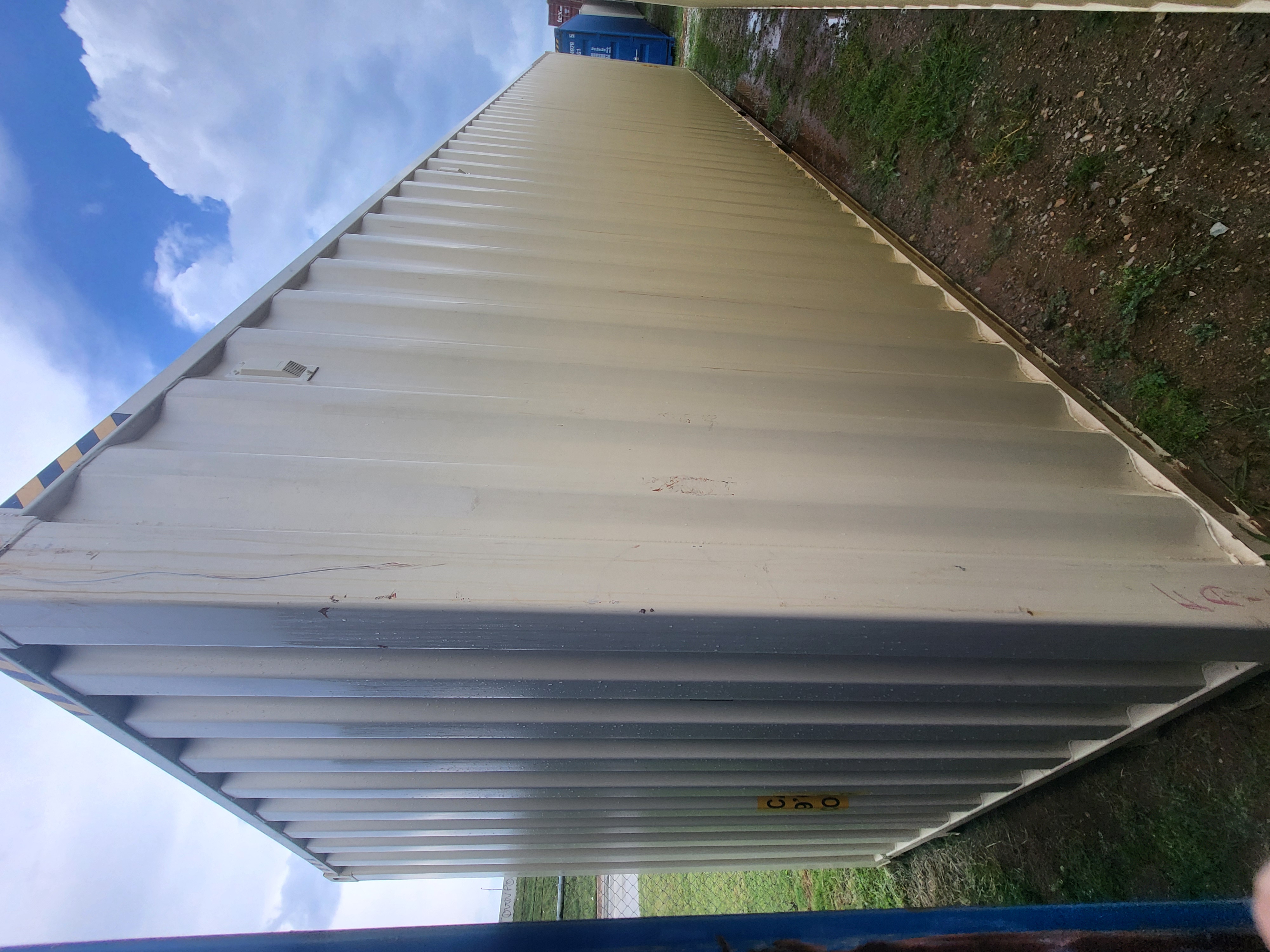 Rear corner view of the product