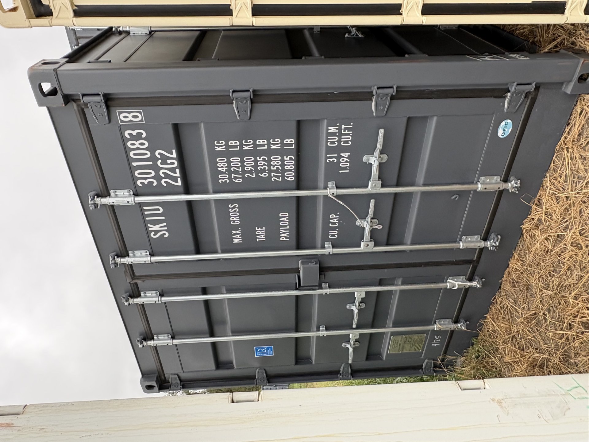 Rear corner view of the product