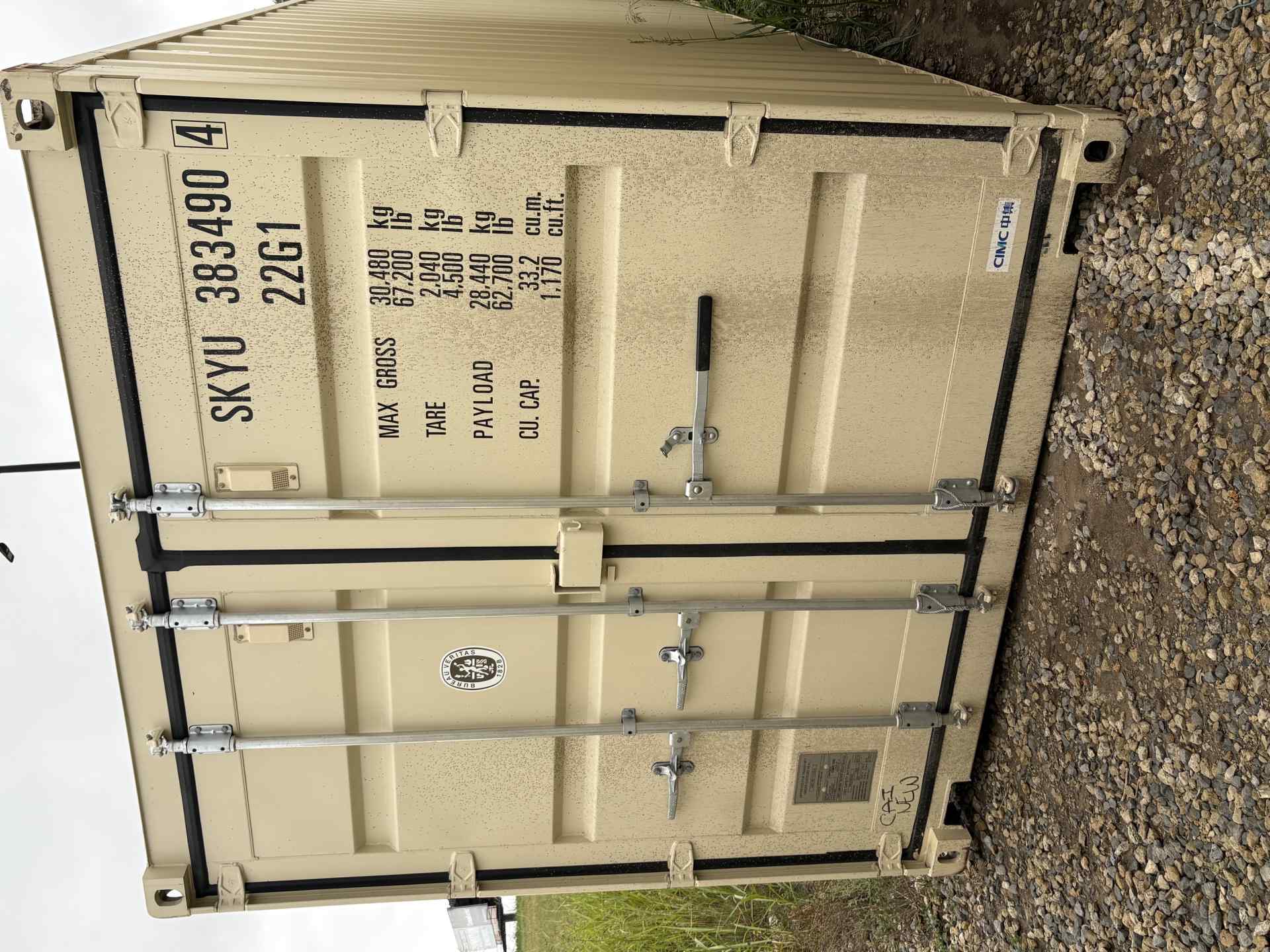 Rear corner view of the product