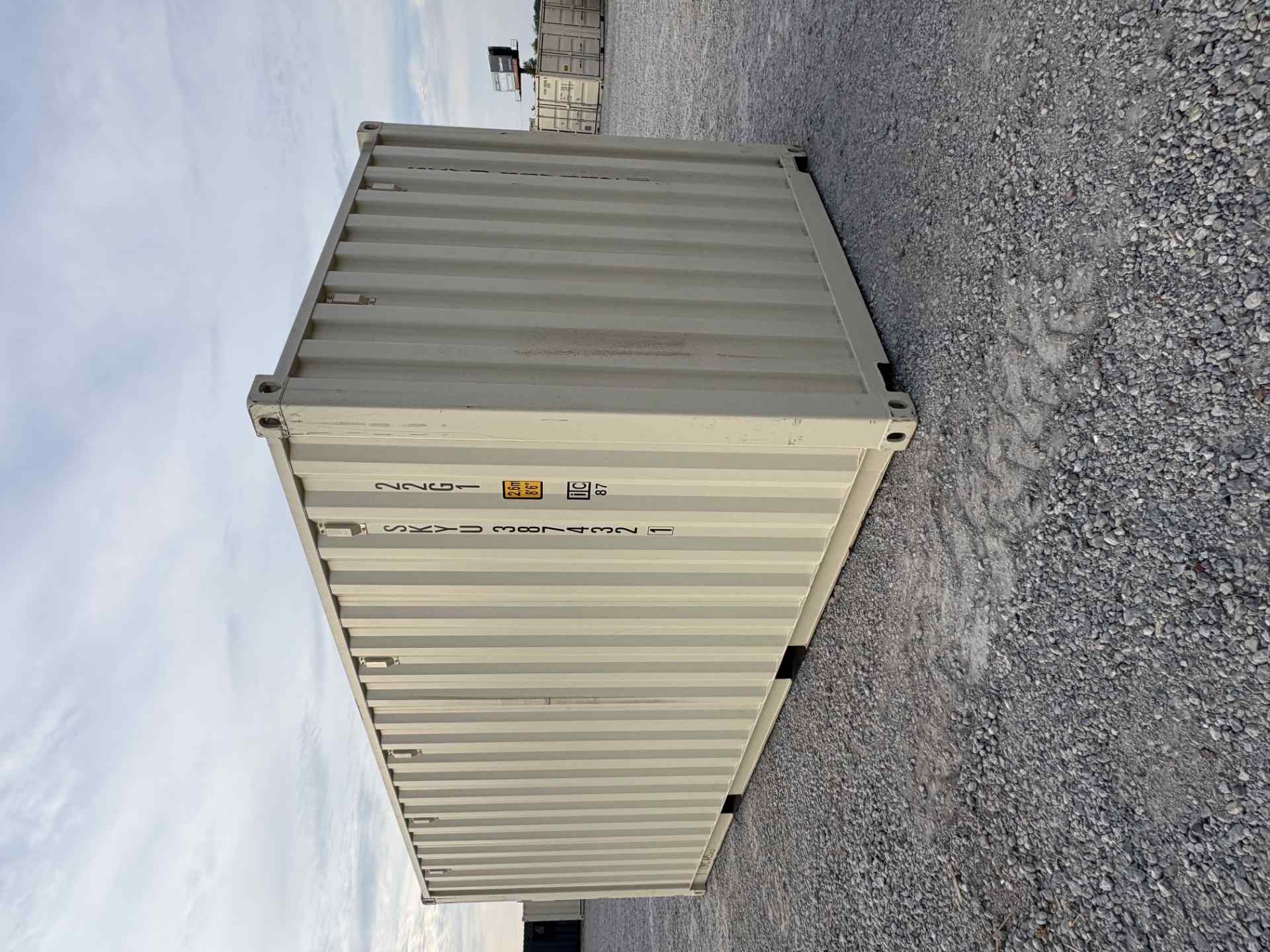 Rear corner view of the product