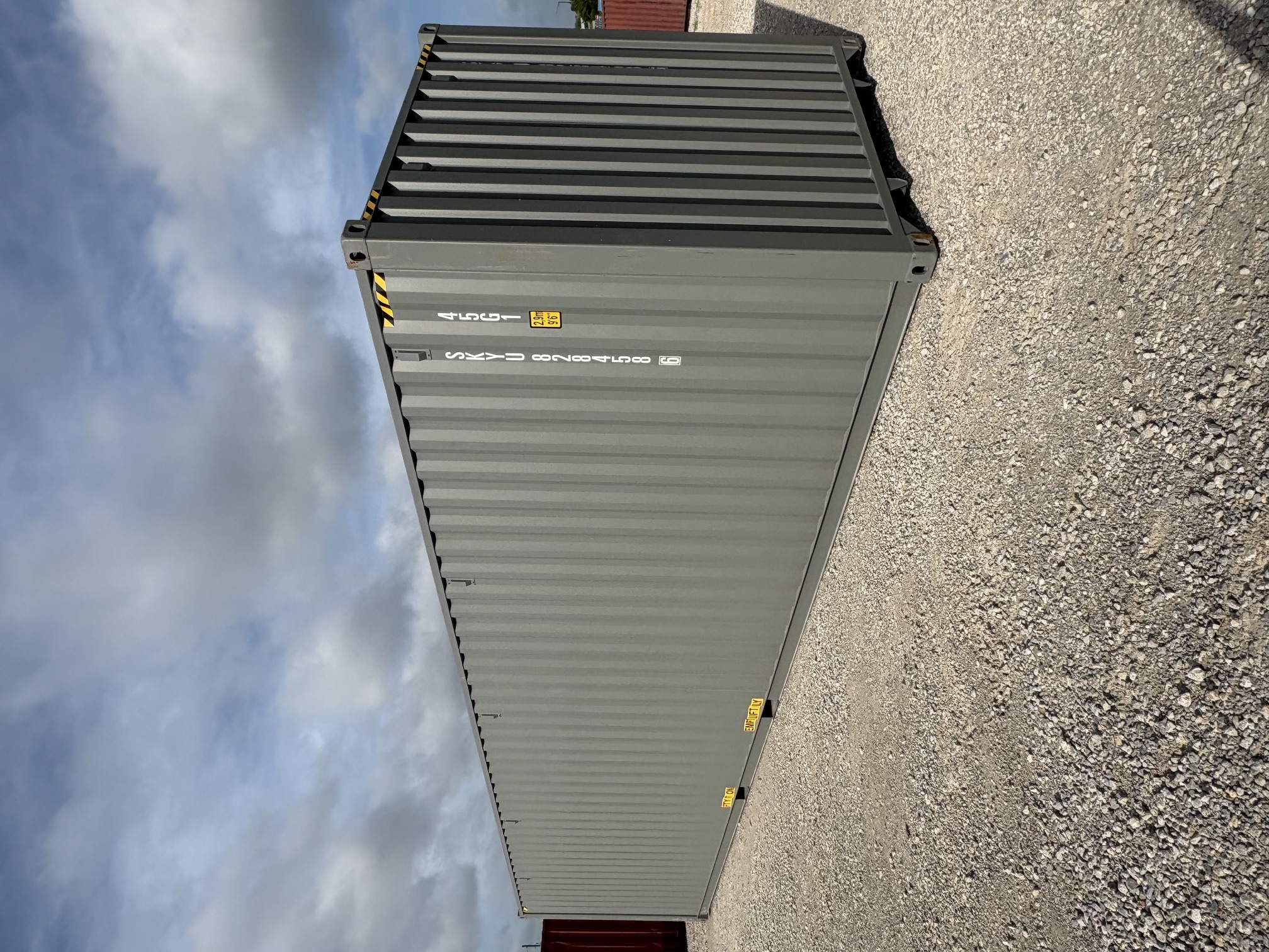 Rear corner view of the product