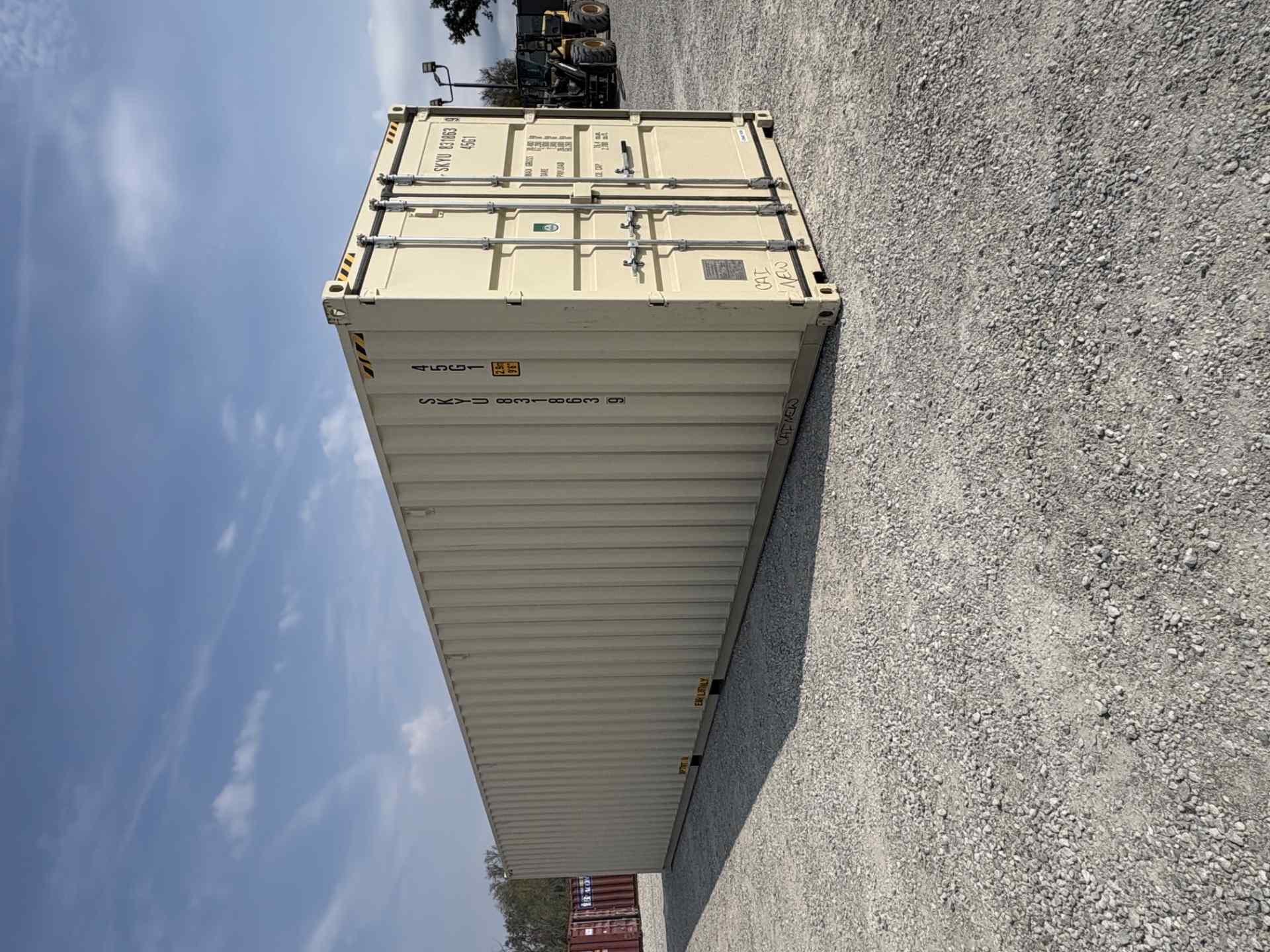 Front corner view of the product