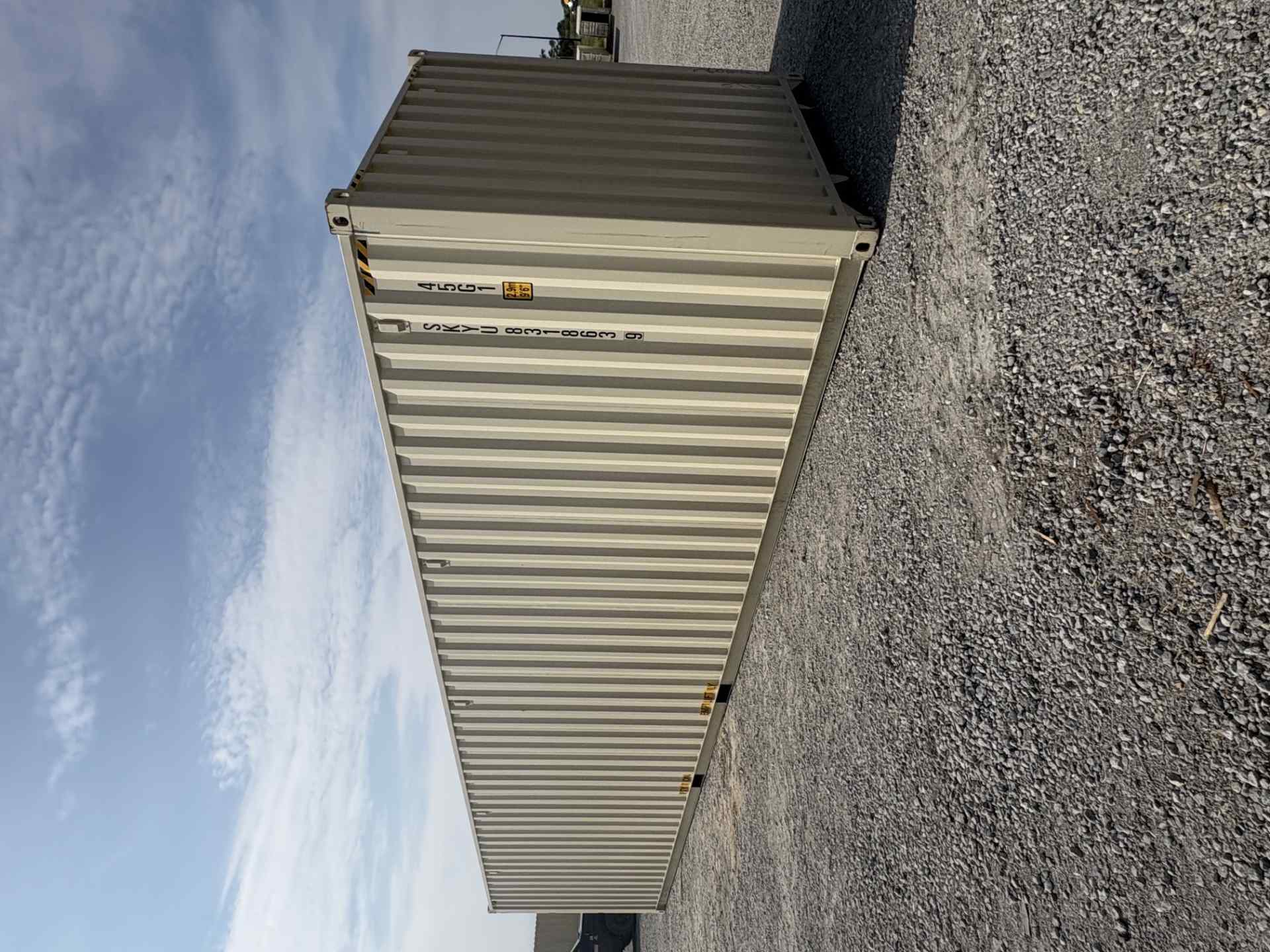 Rear corner view of the product