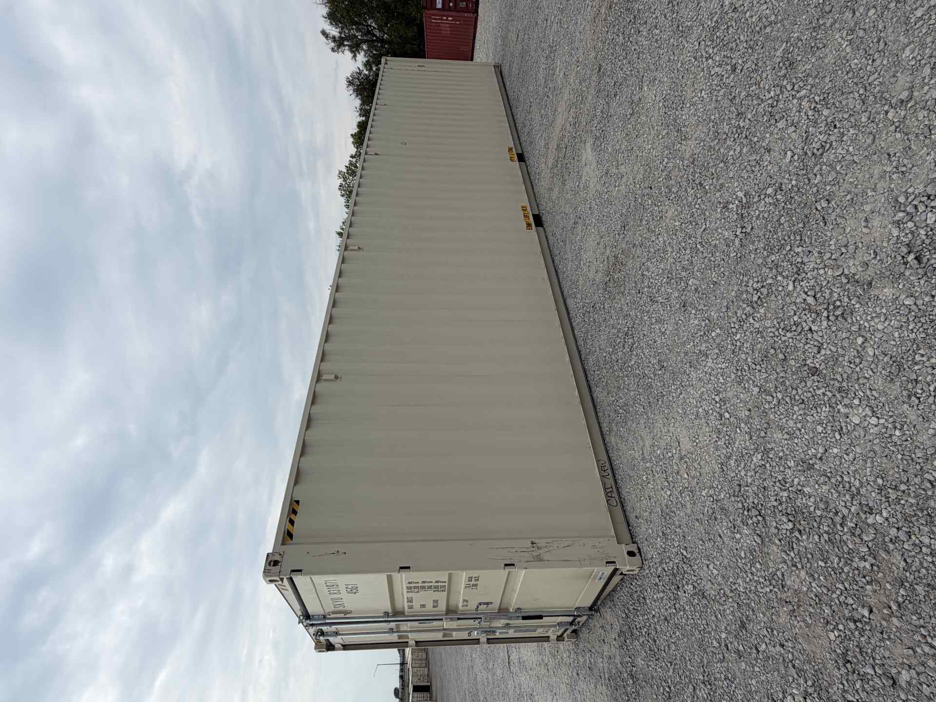 Front corner view of the product