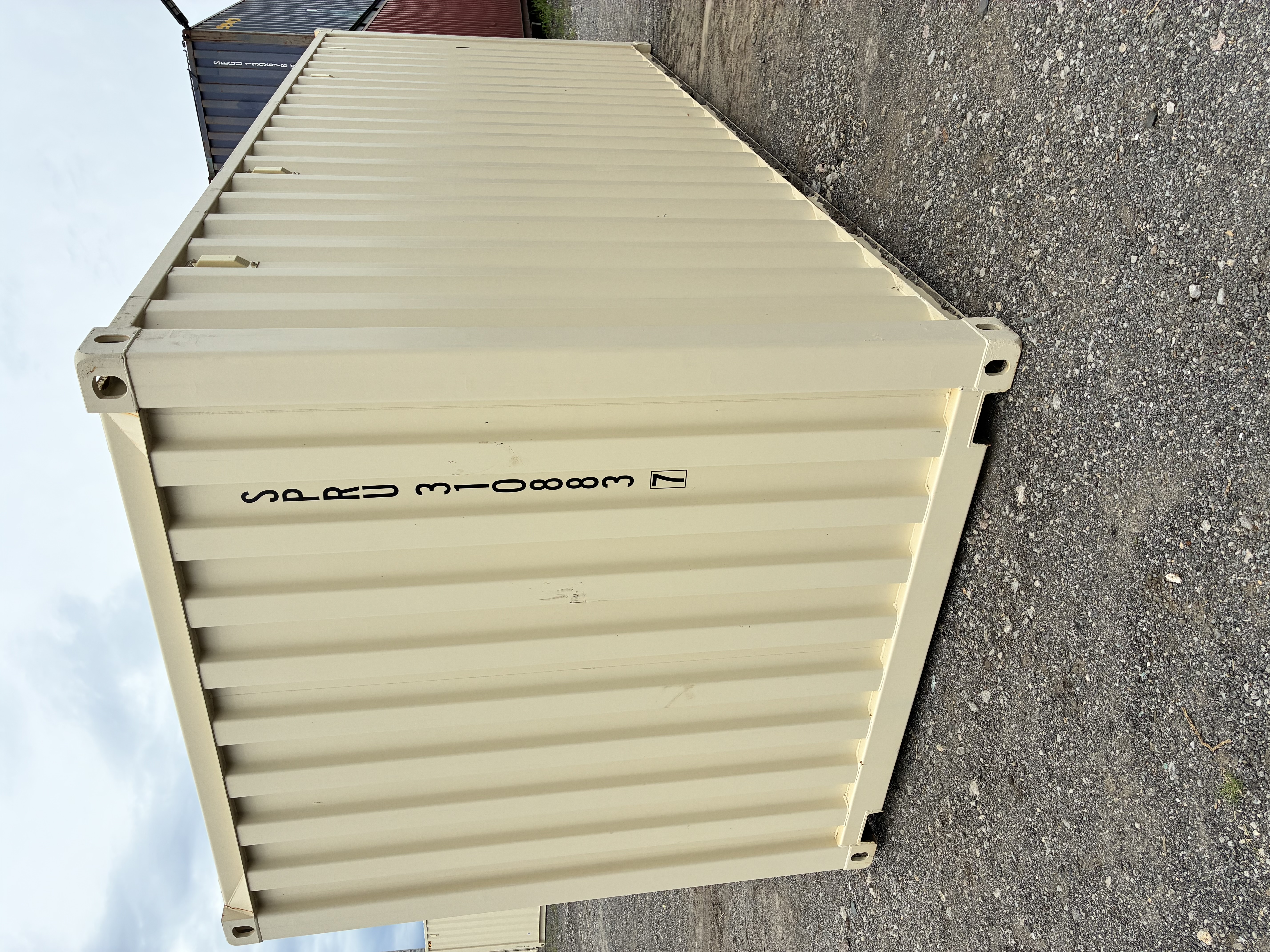 Rear corner view of the product