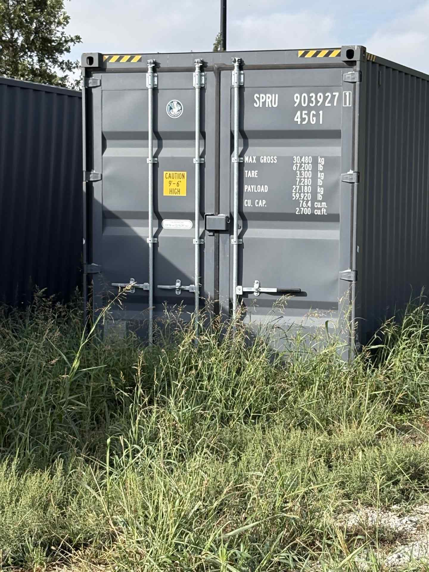 Rear corner view of the product