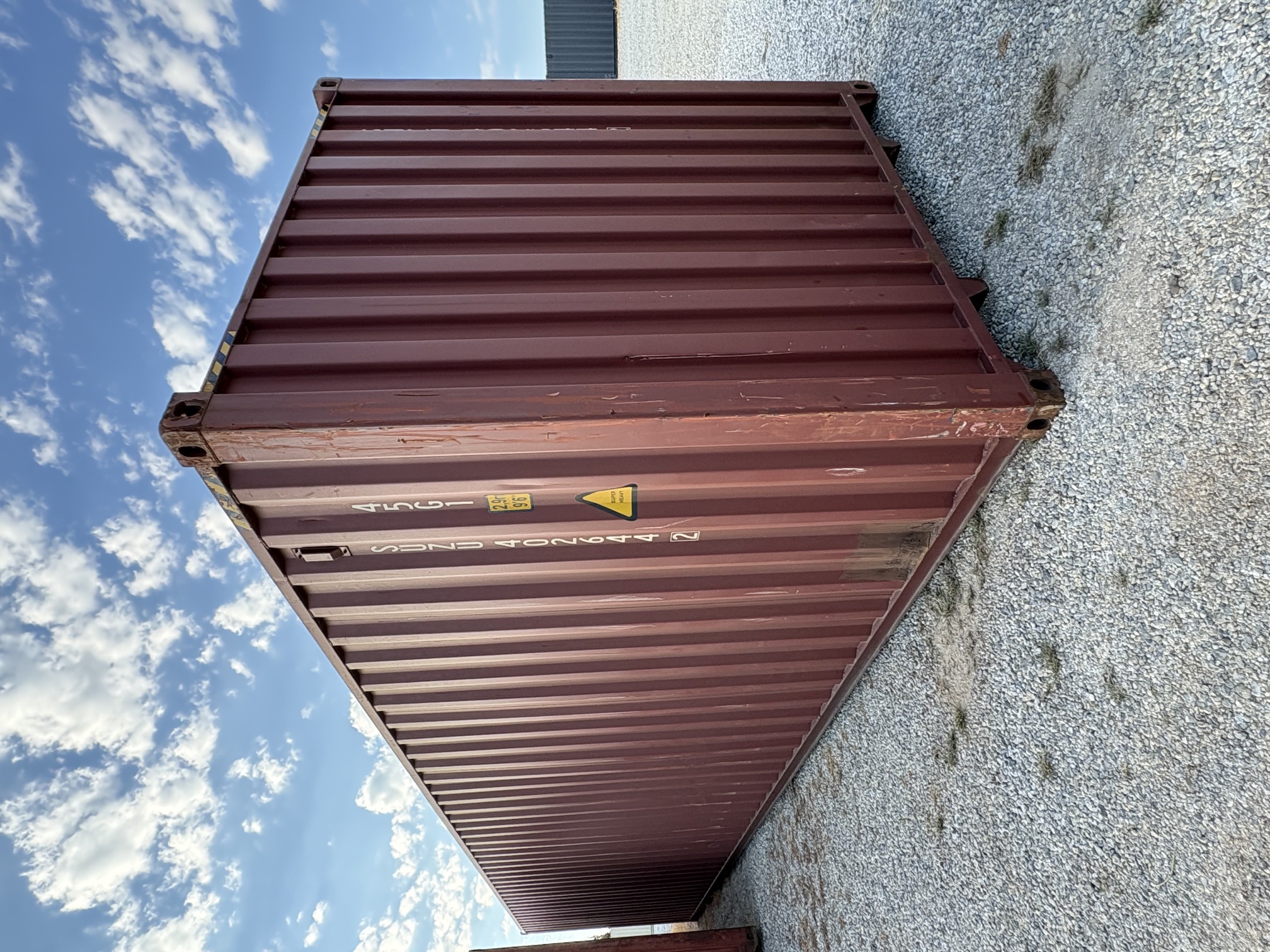 Rear corner view of the product