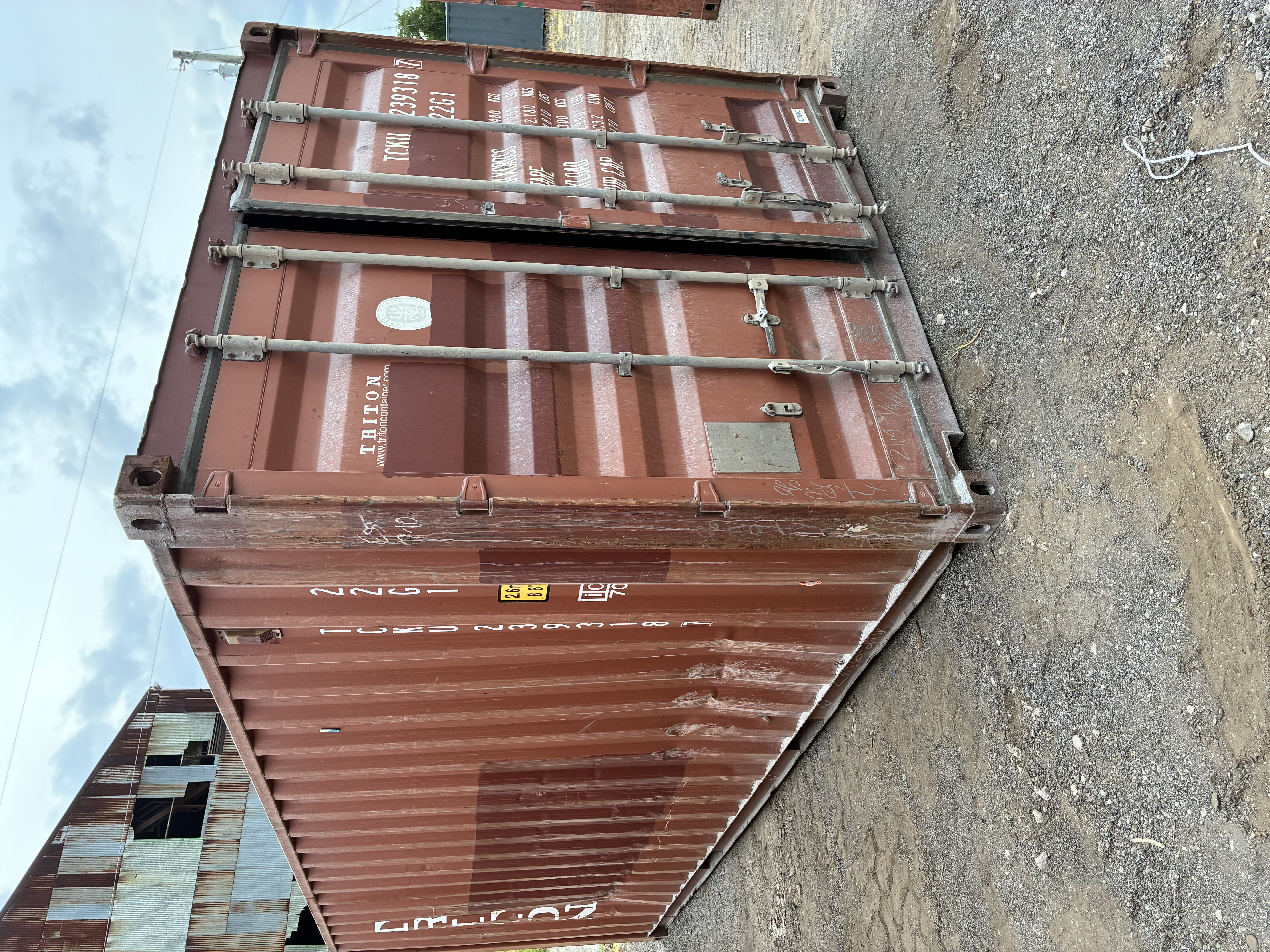 Front corner view of the product