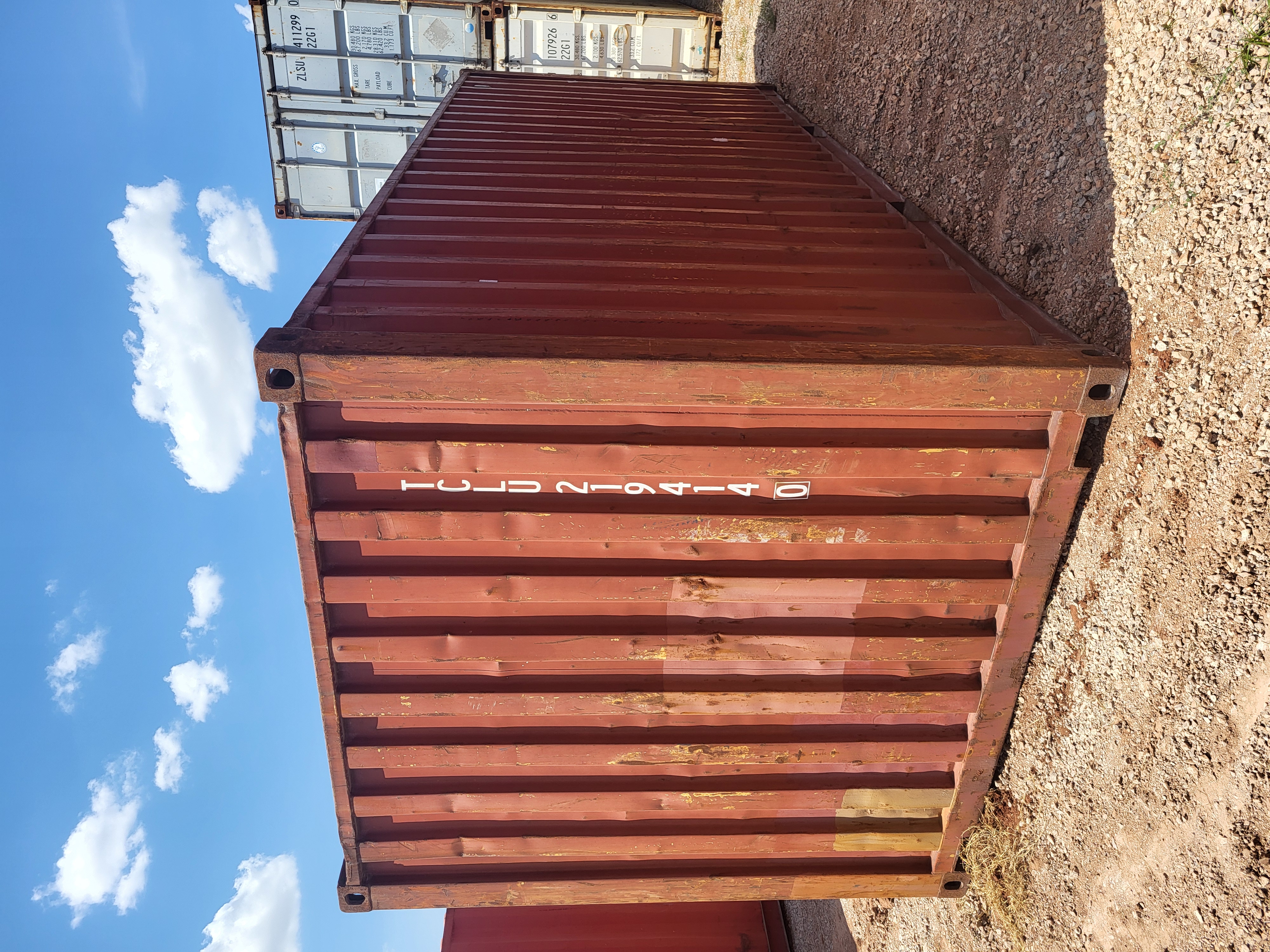 Rear corner view of the product