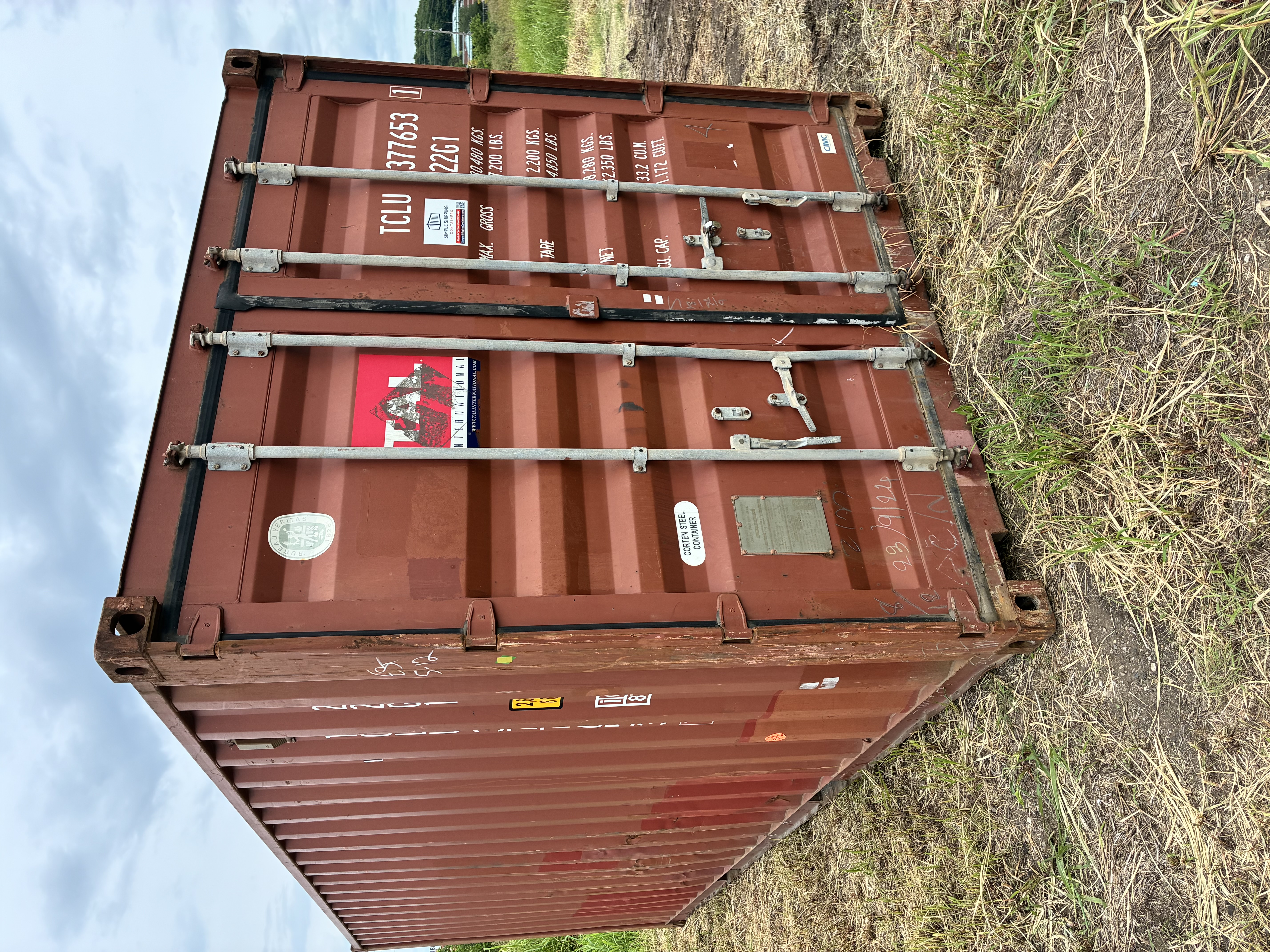 Front corner view of the product