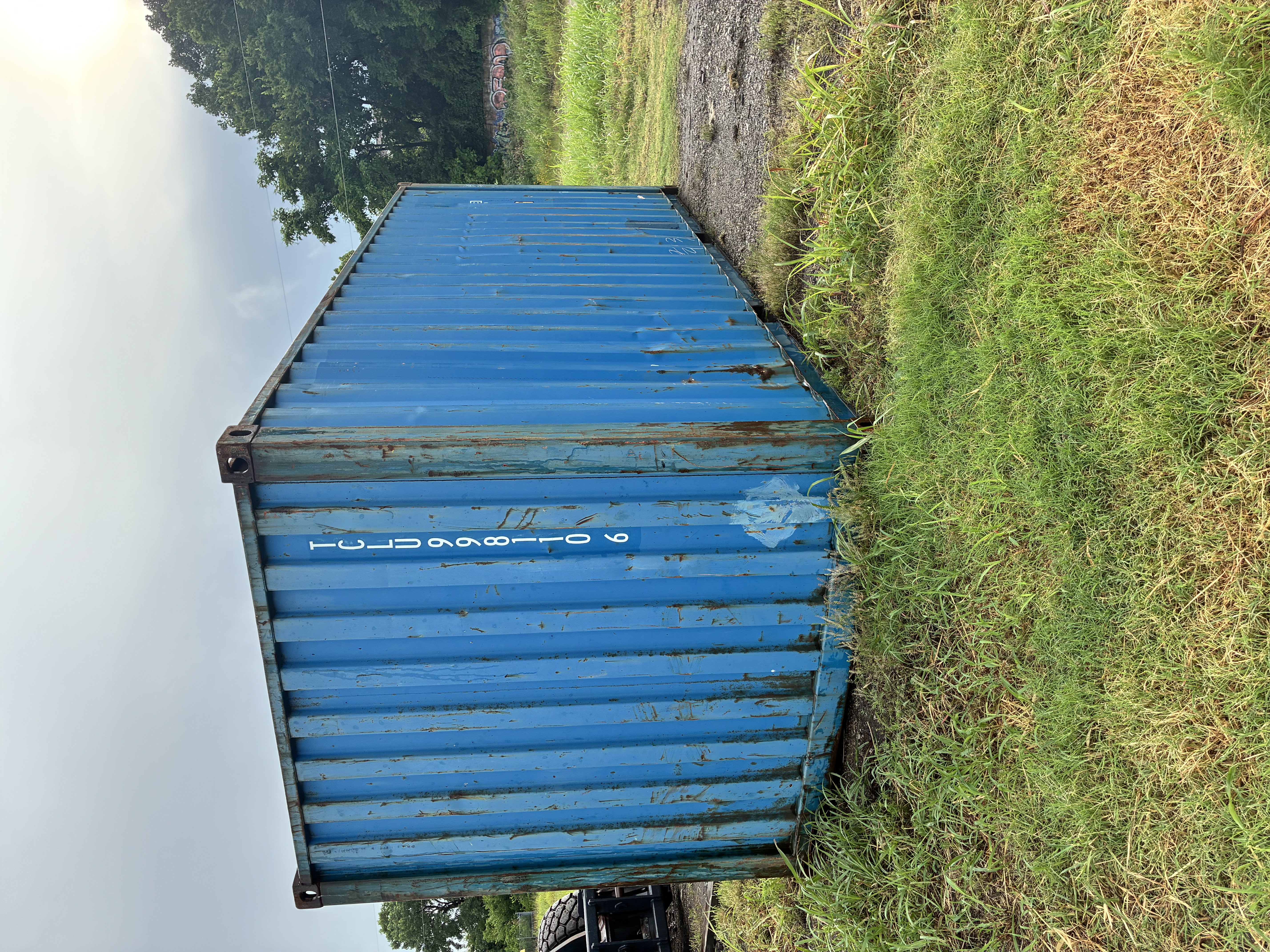 Rear corner view of the product