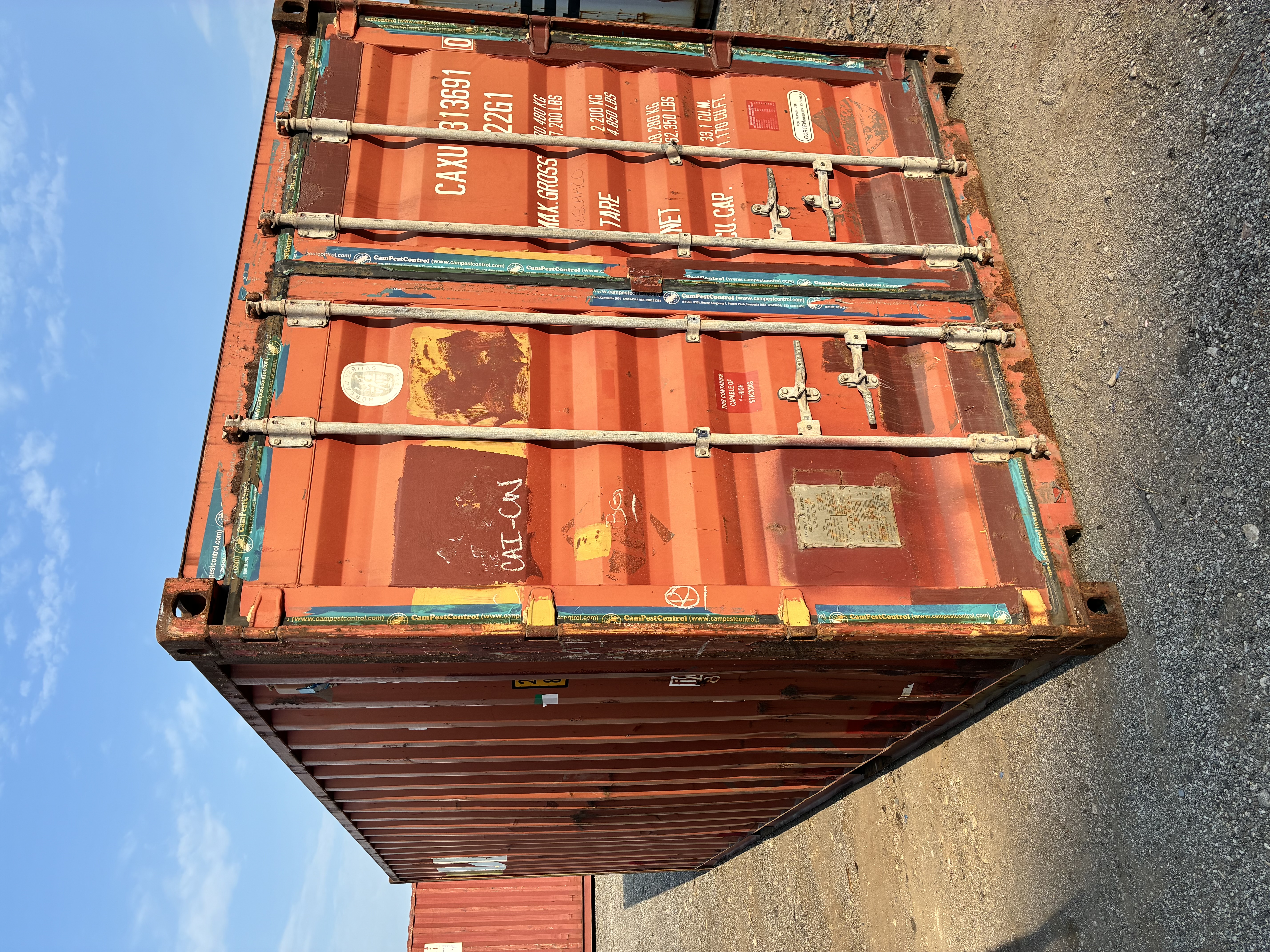 Front corner view of the product