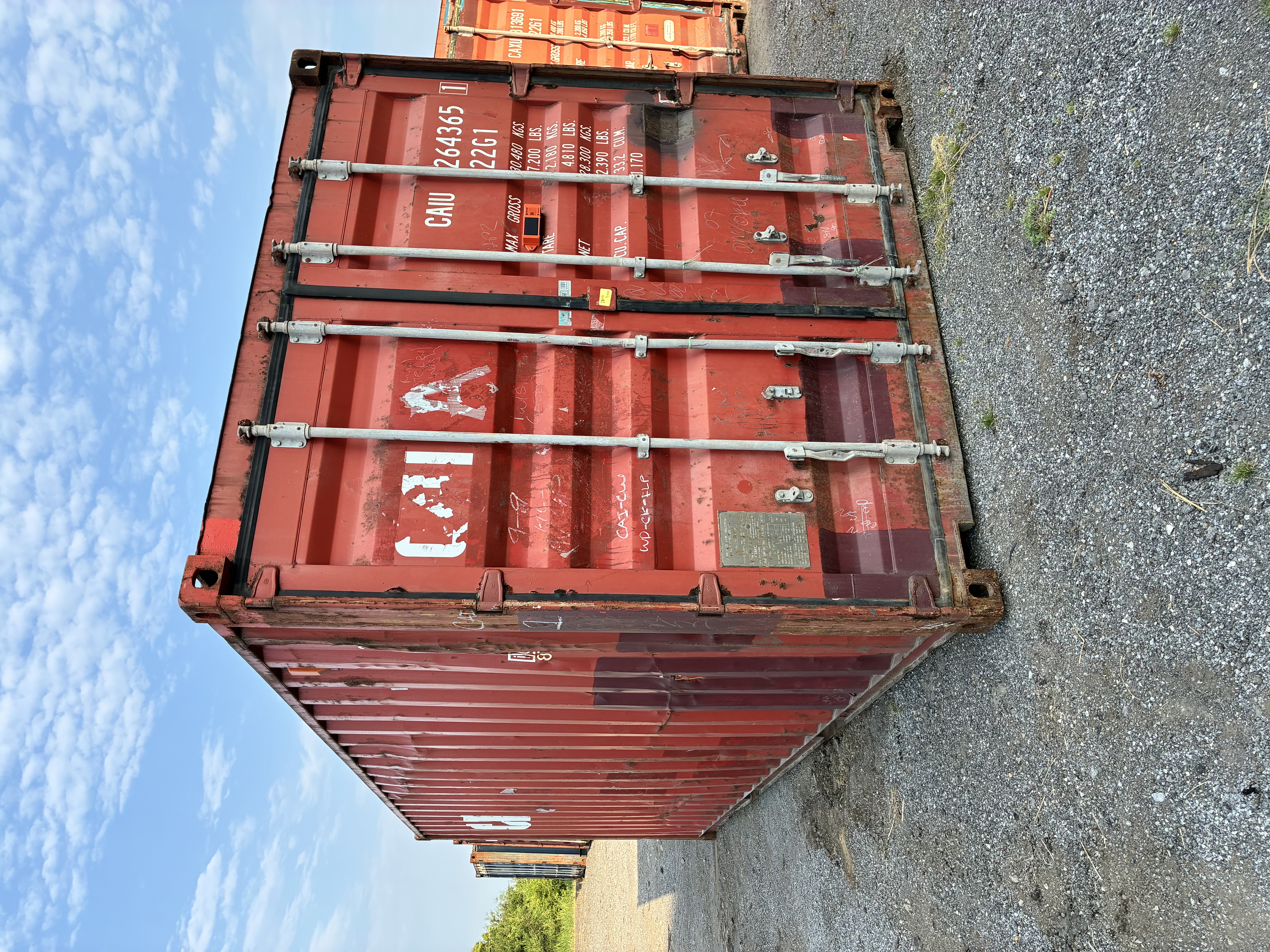 Front corner view of the product