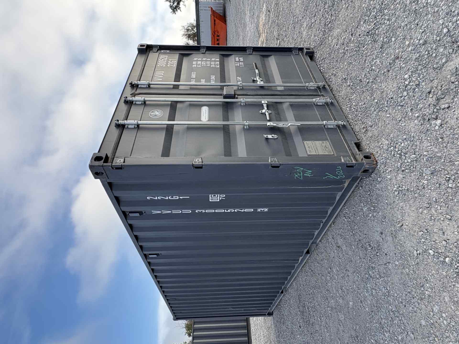 Front corner view of the product
