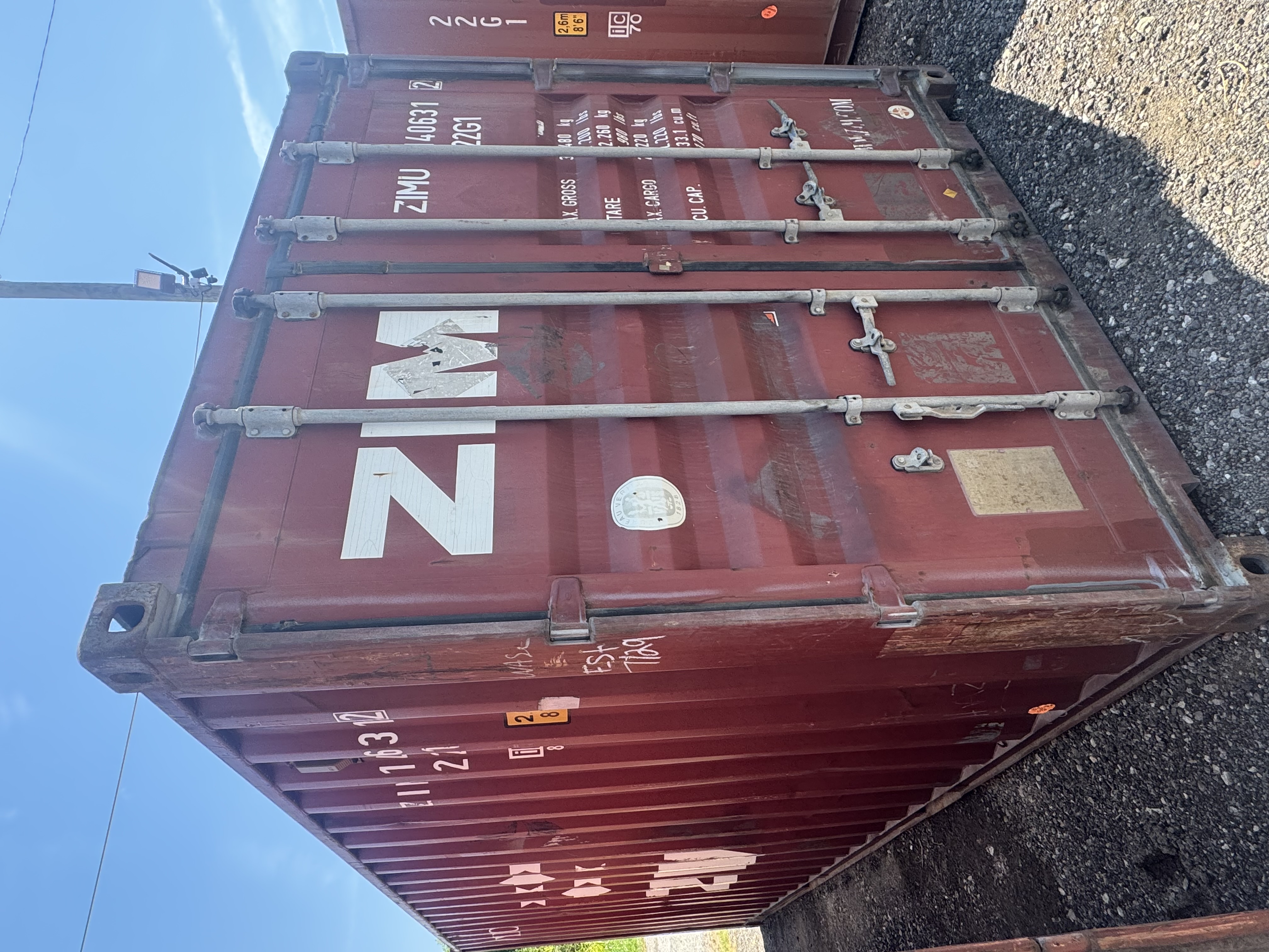 Front corner view of the product