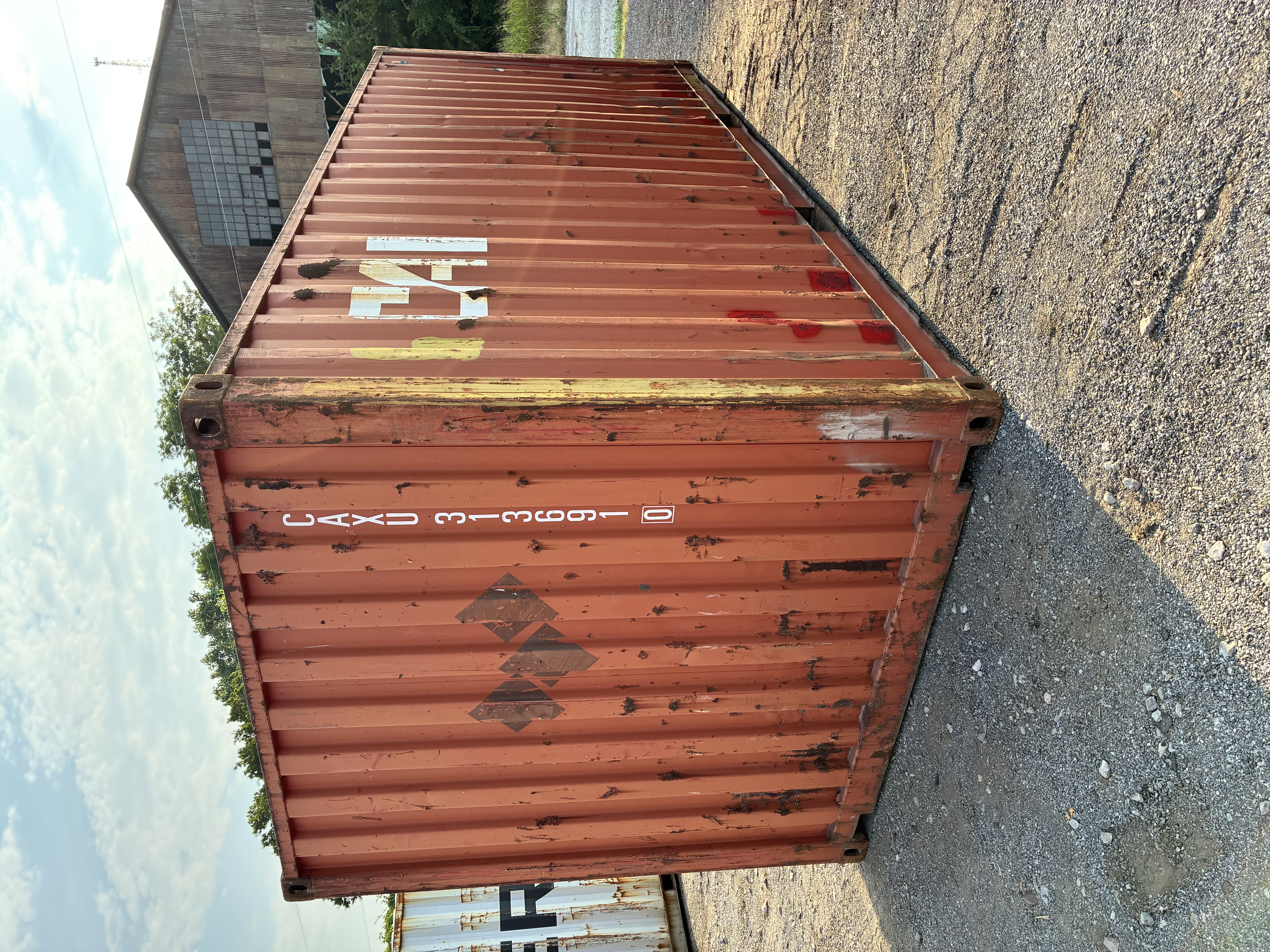 Rear corner view of the product