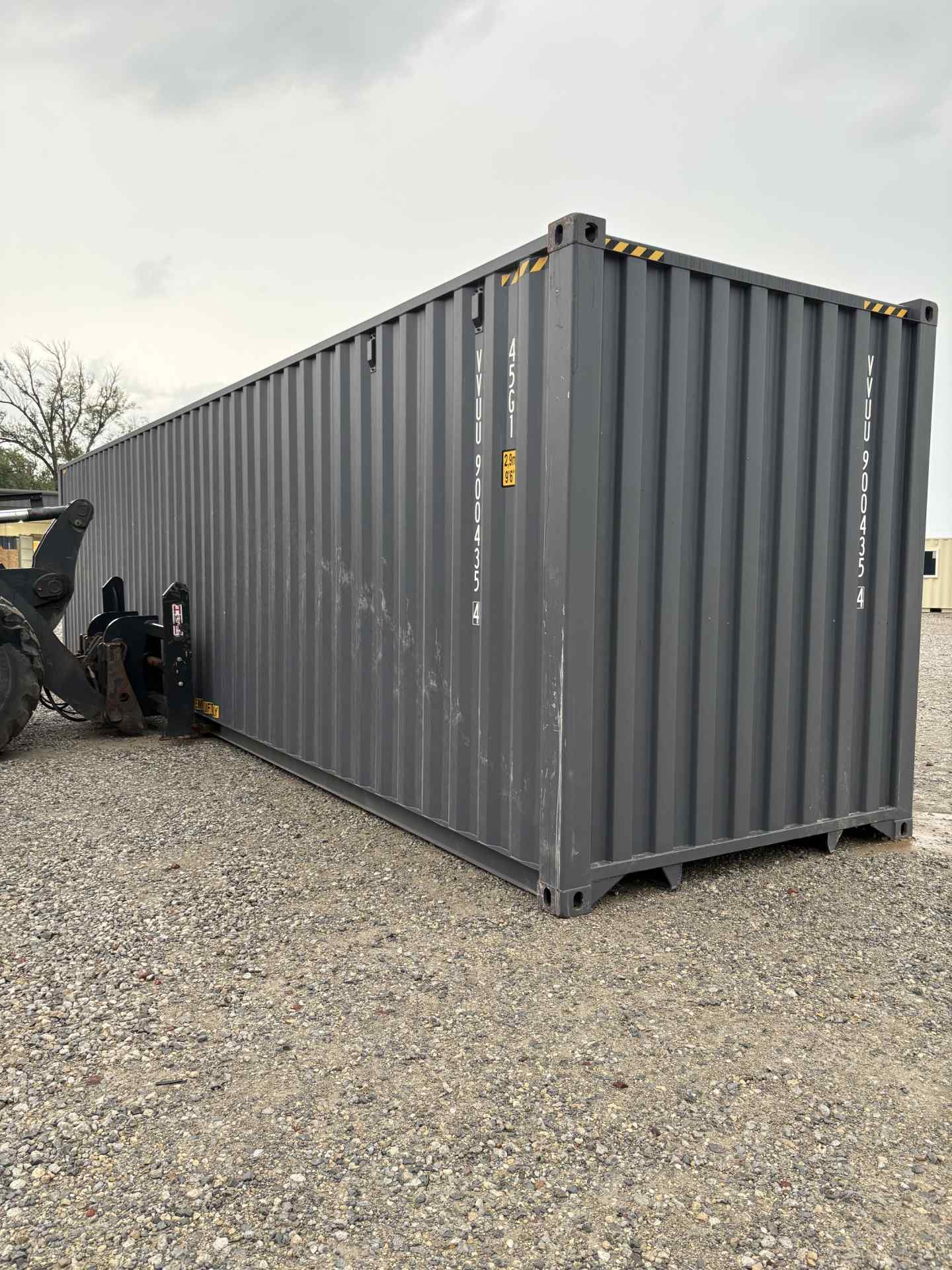 Rear corner view of the product