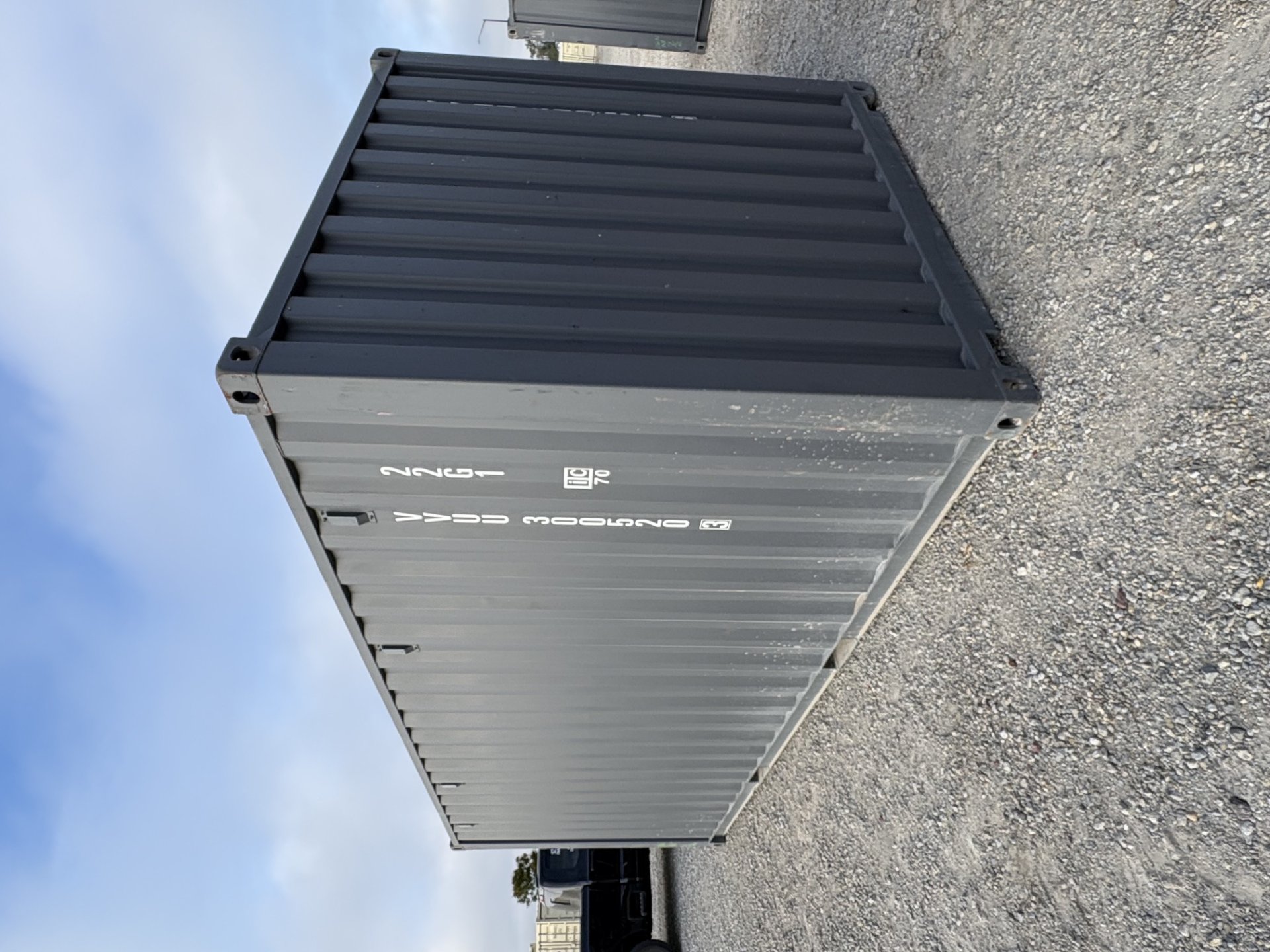 Rear corner view of the product