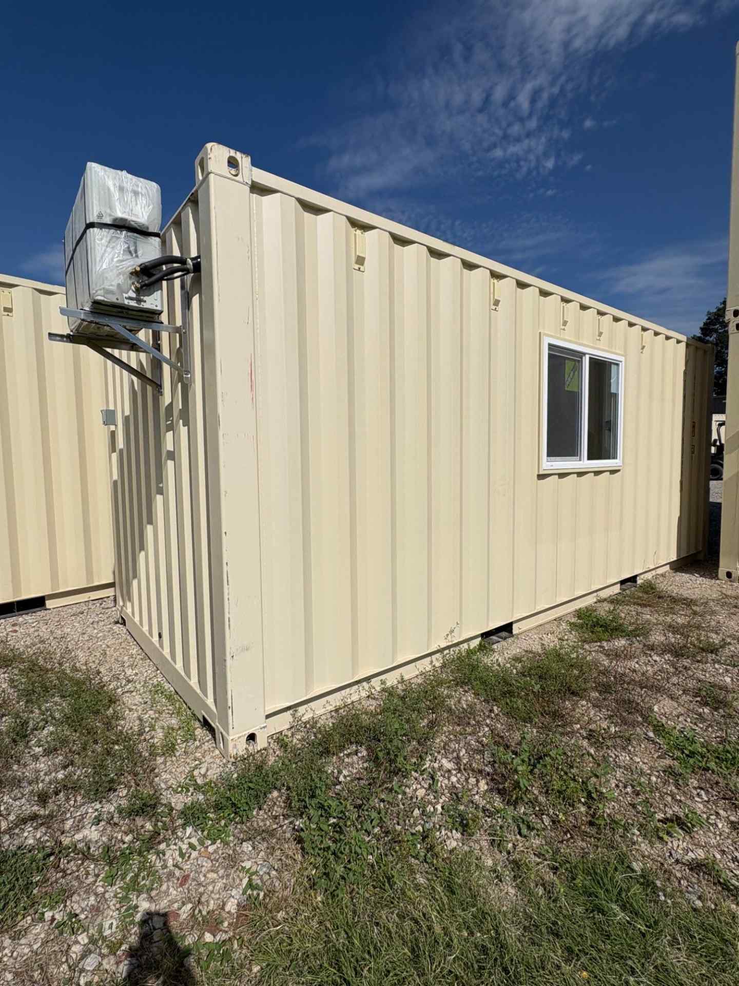 Rear corner view of the product