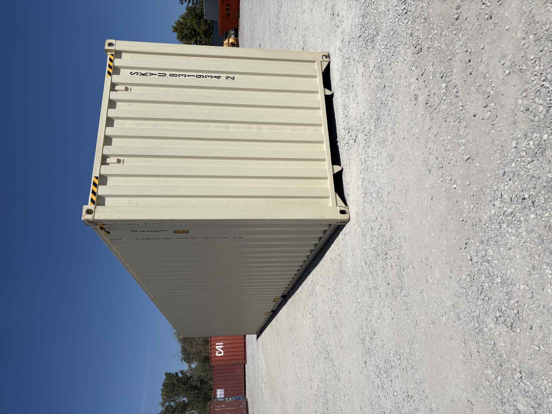 Rear corner view of the product