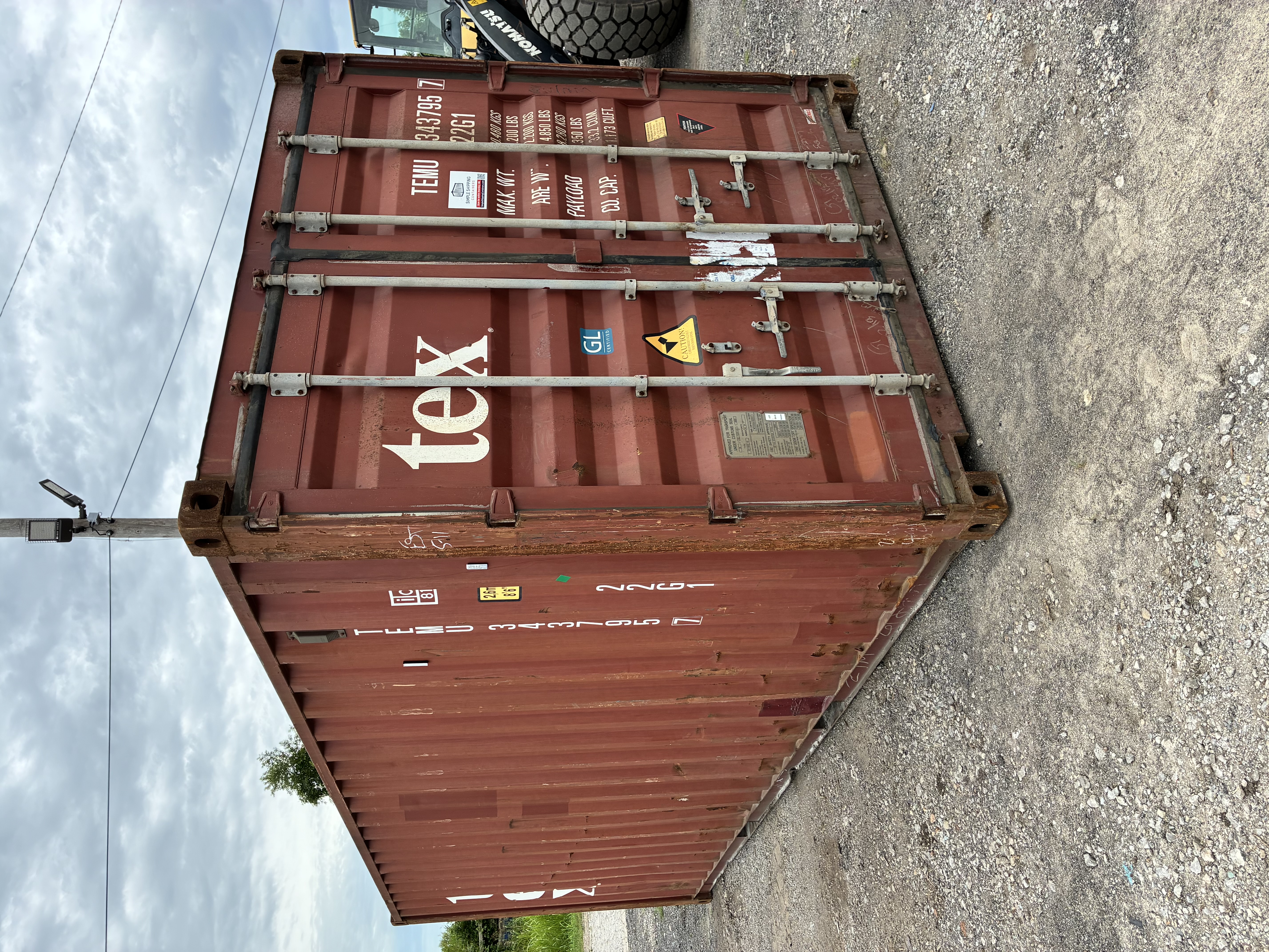 Front corner view of the product