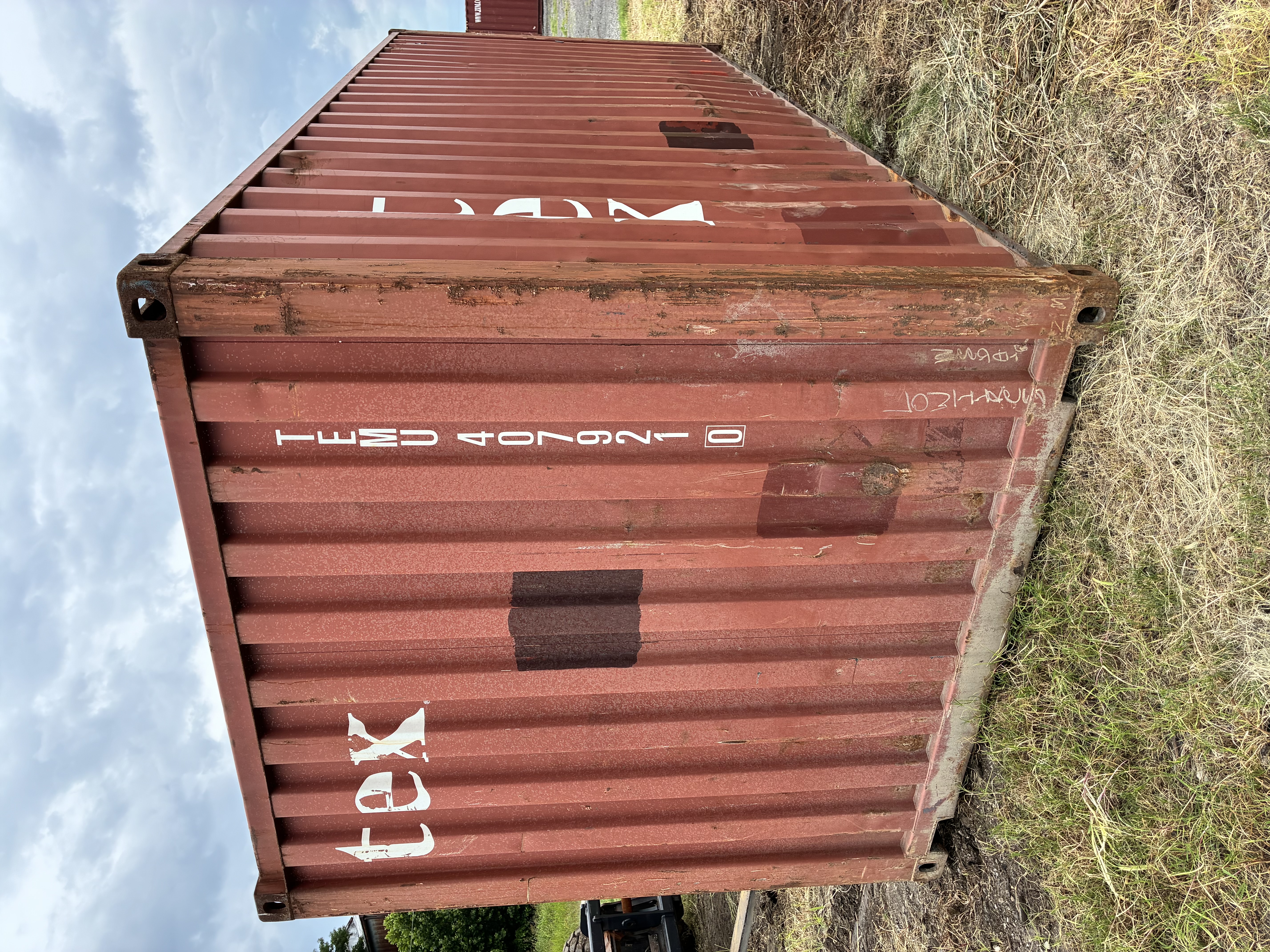 Rear corner view of the product
