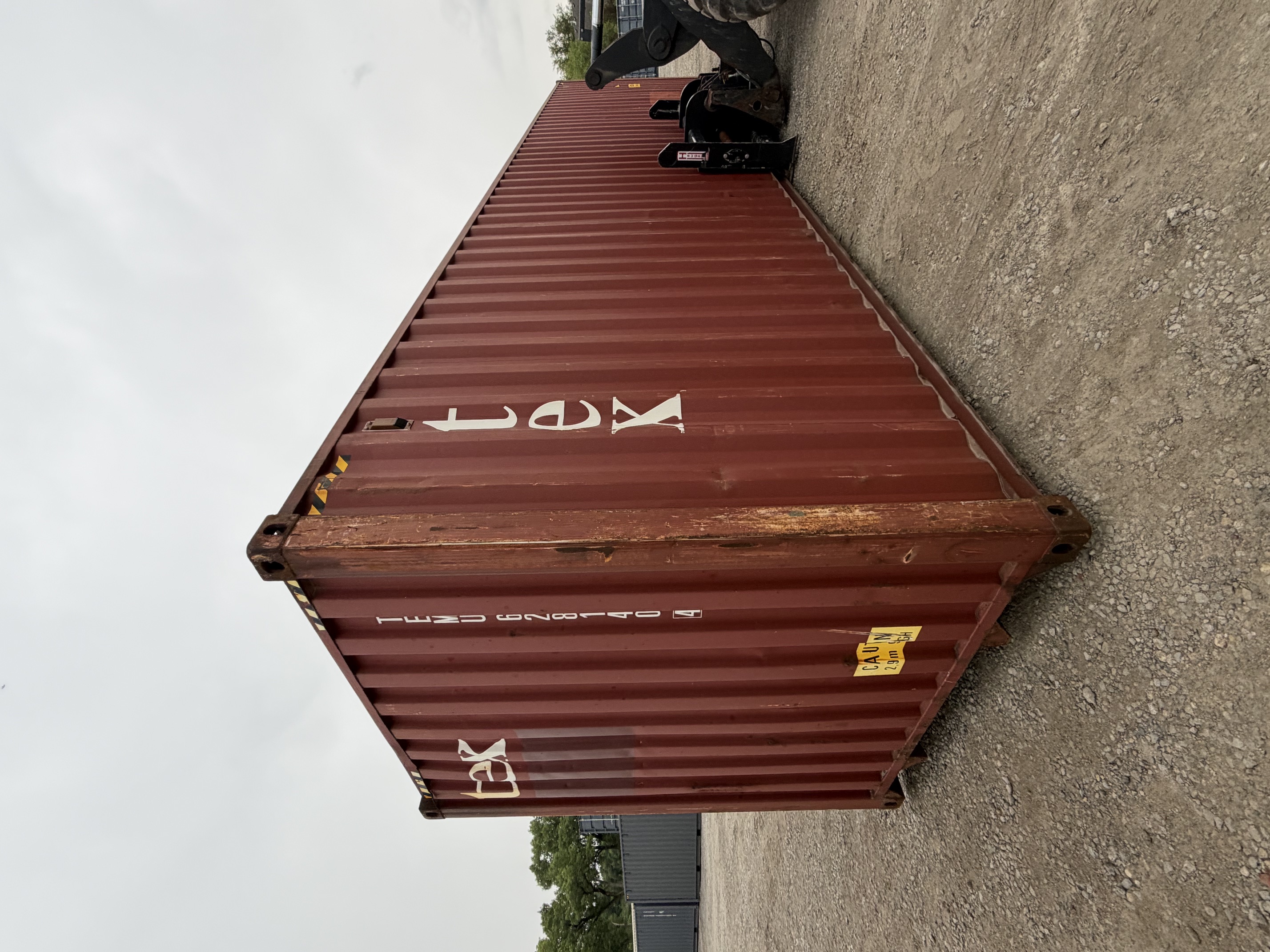 Rear corner view of the product