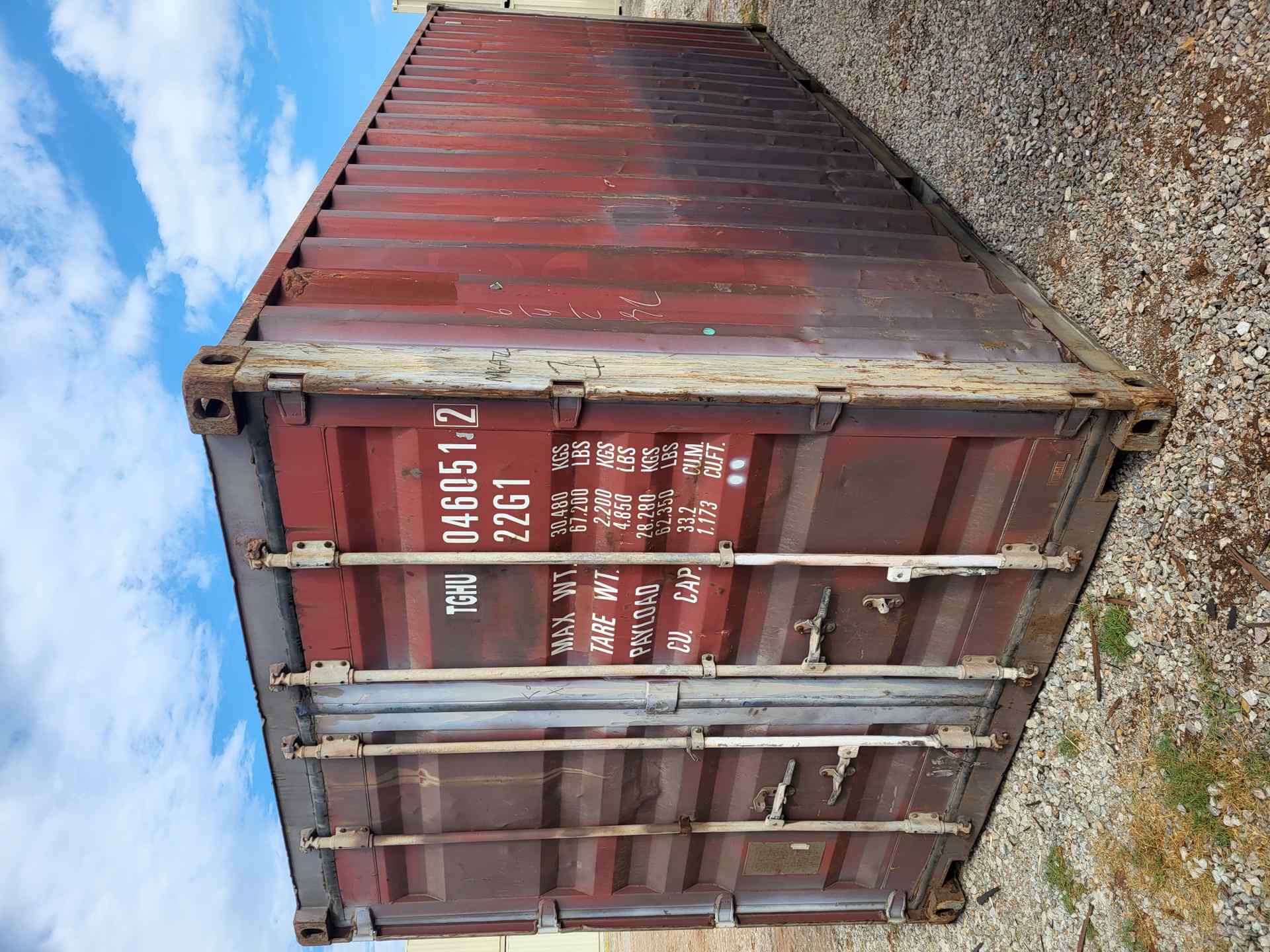 Front corner view of the product