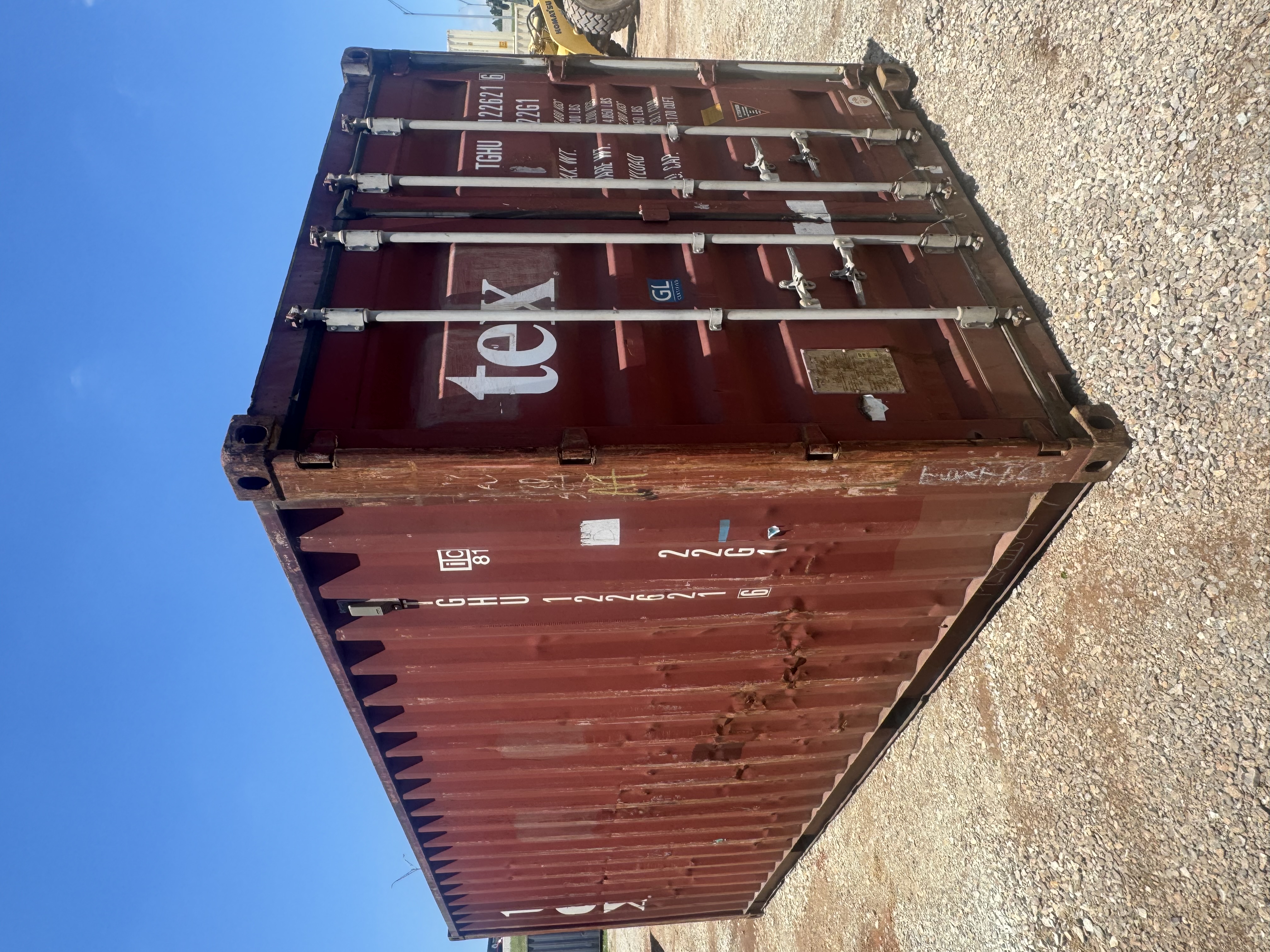 Front corner view of the product