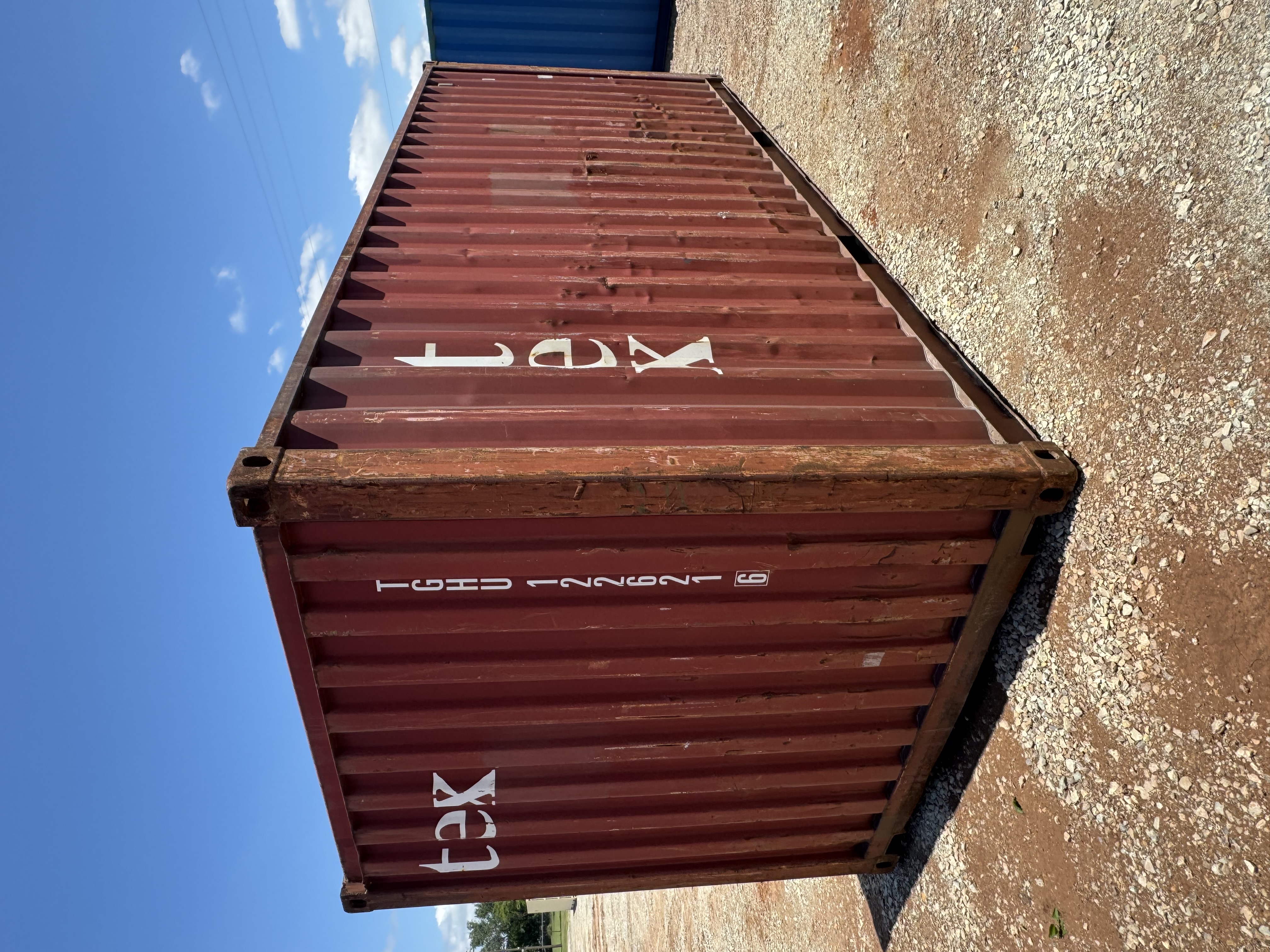 Rear corner view of the product