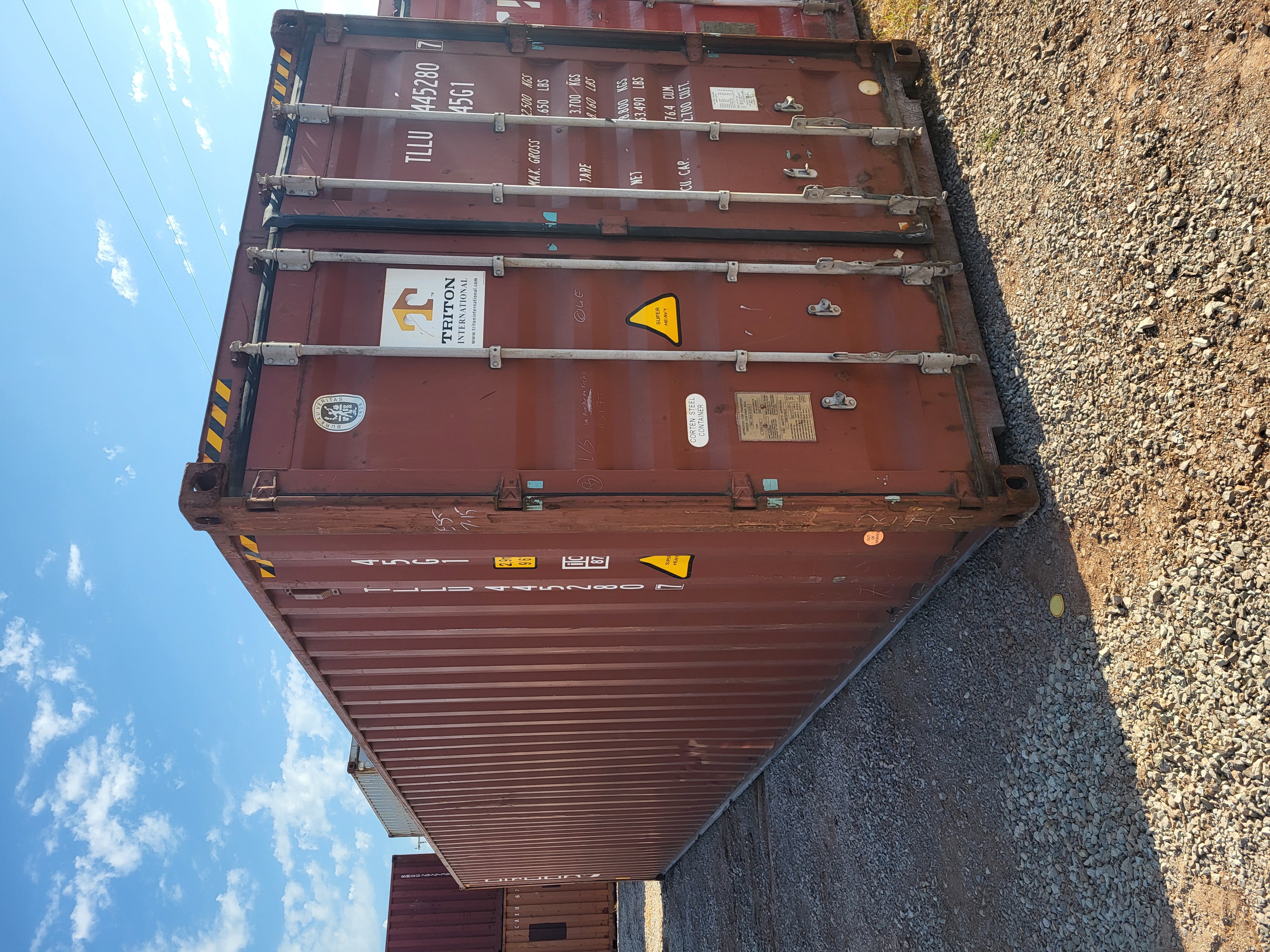 Front corner view of the product
