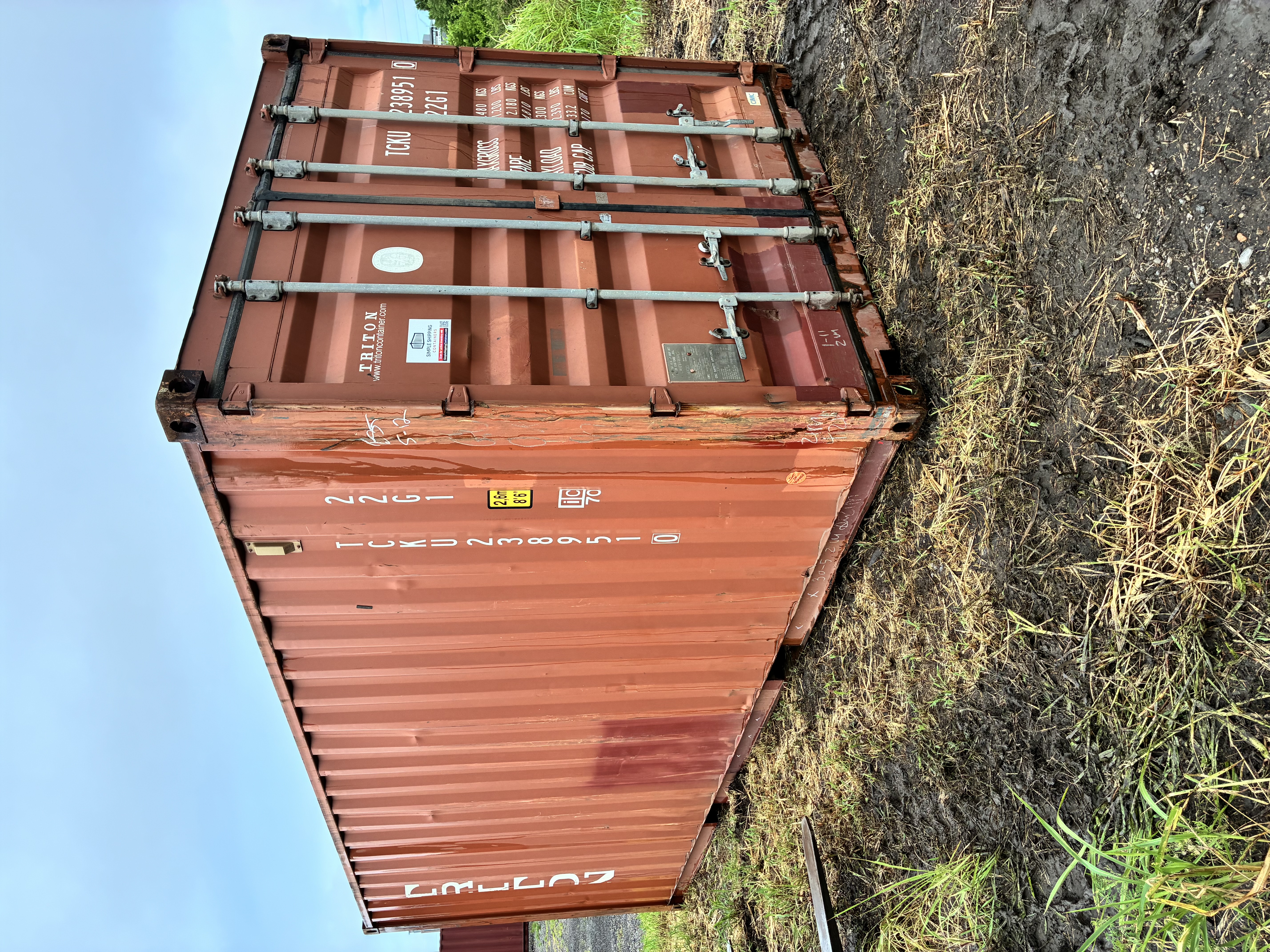 Front corner view of the product