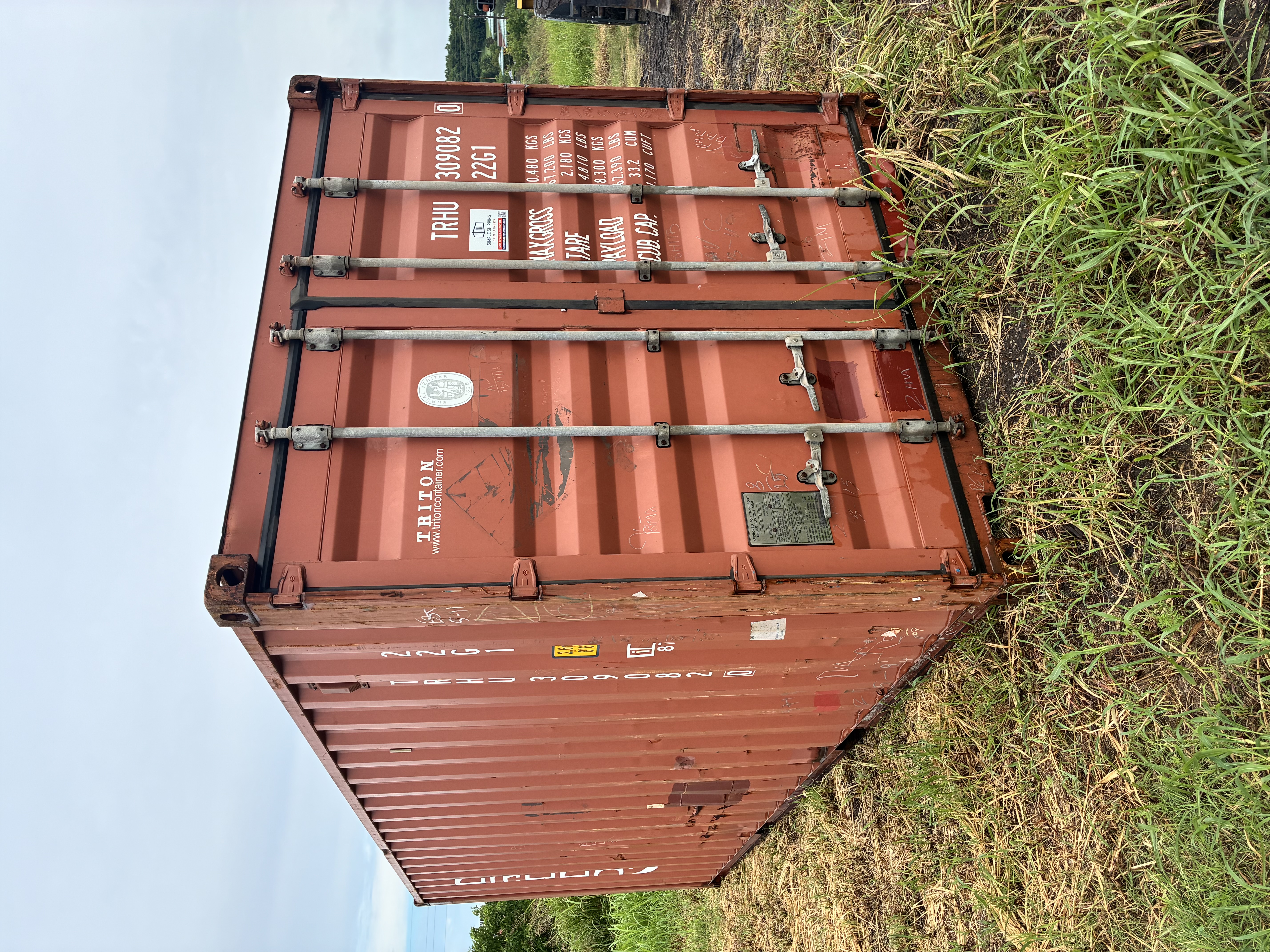 Front corner view of the product