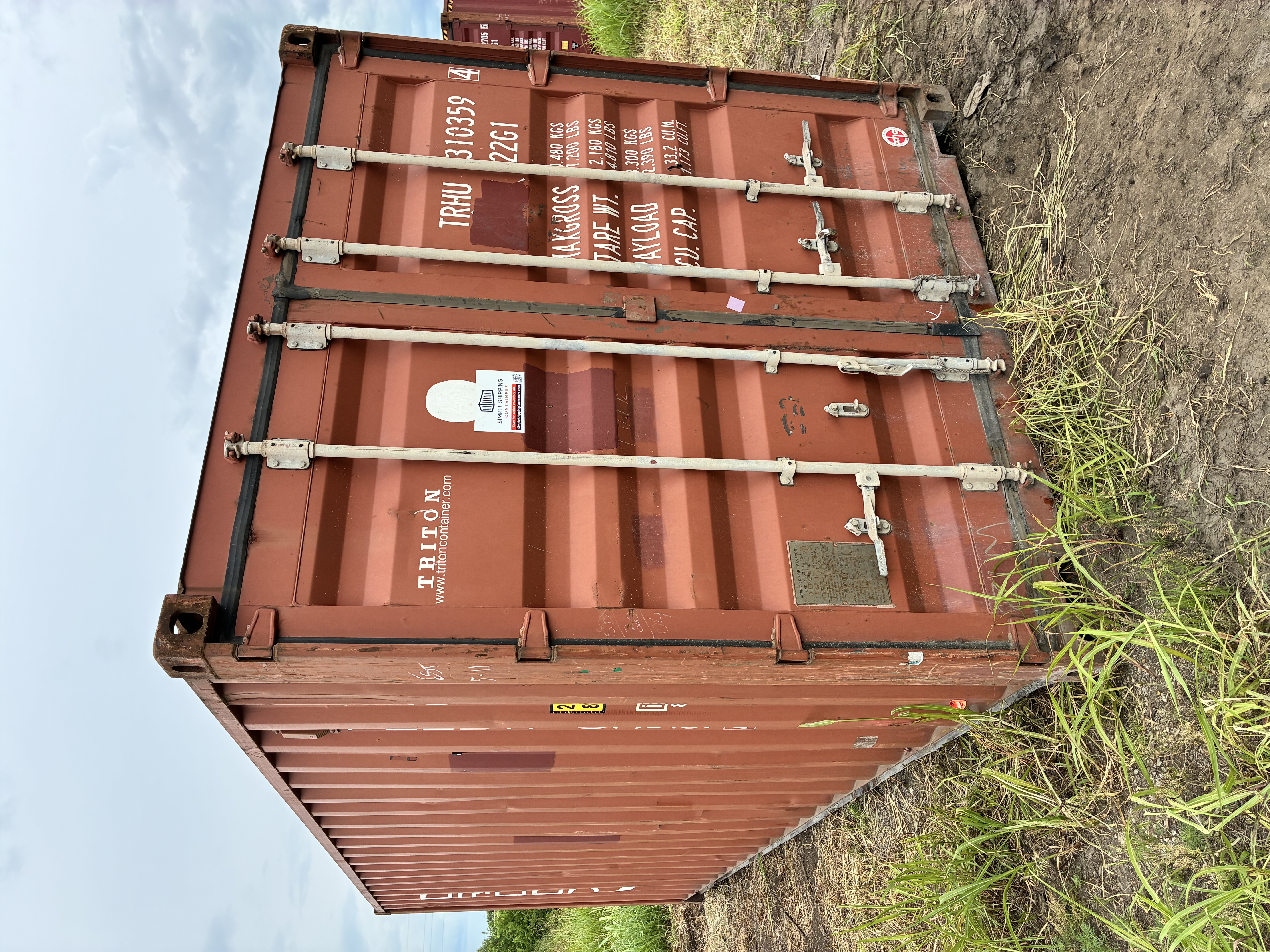 Front corner view of the product