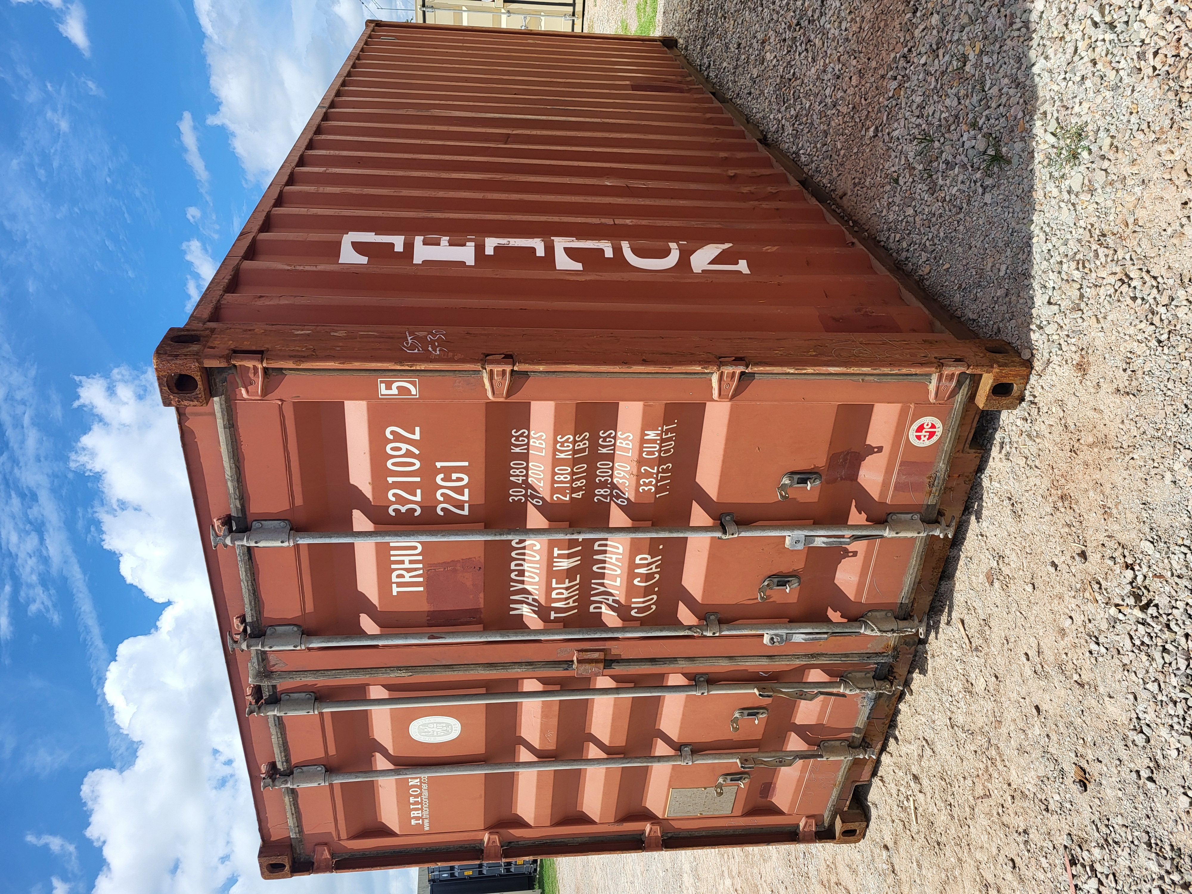 Front corner view of the product