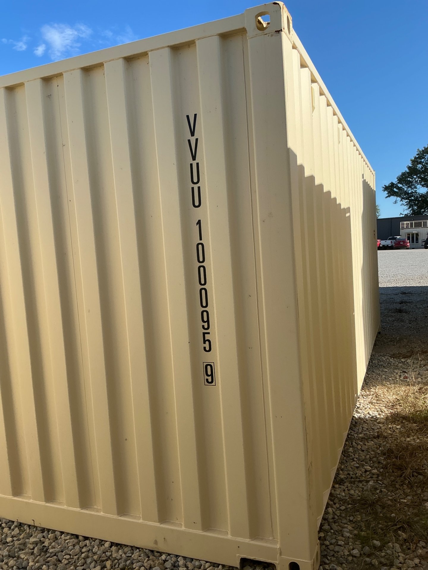 Rear corner view of the product