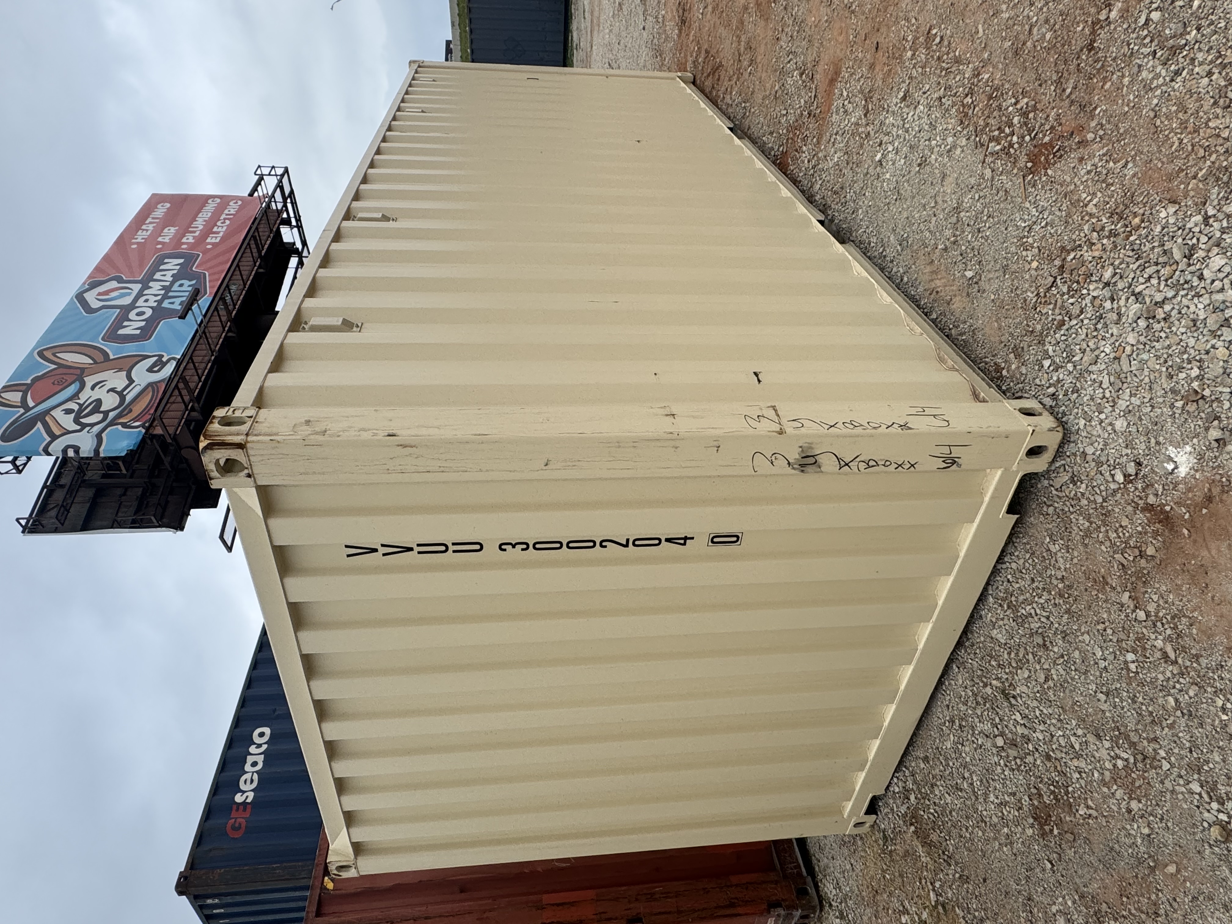Rear corner view of the product