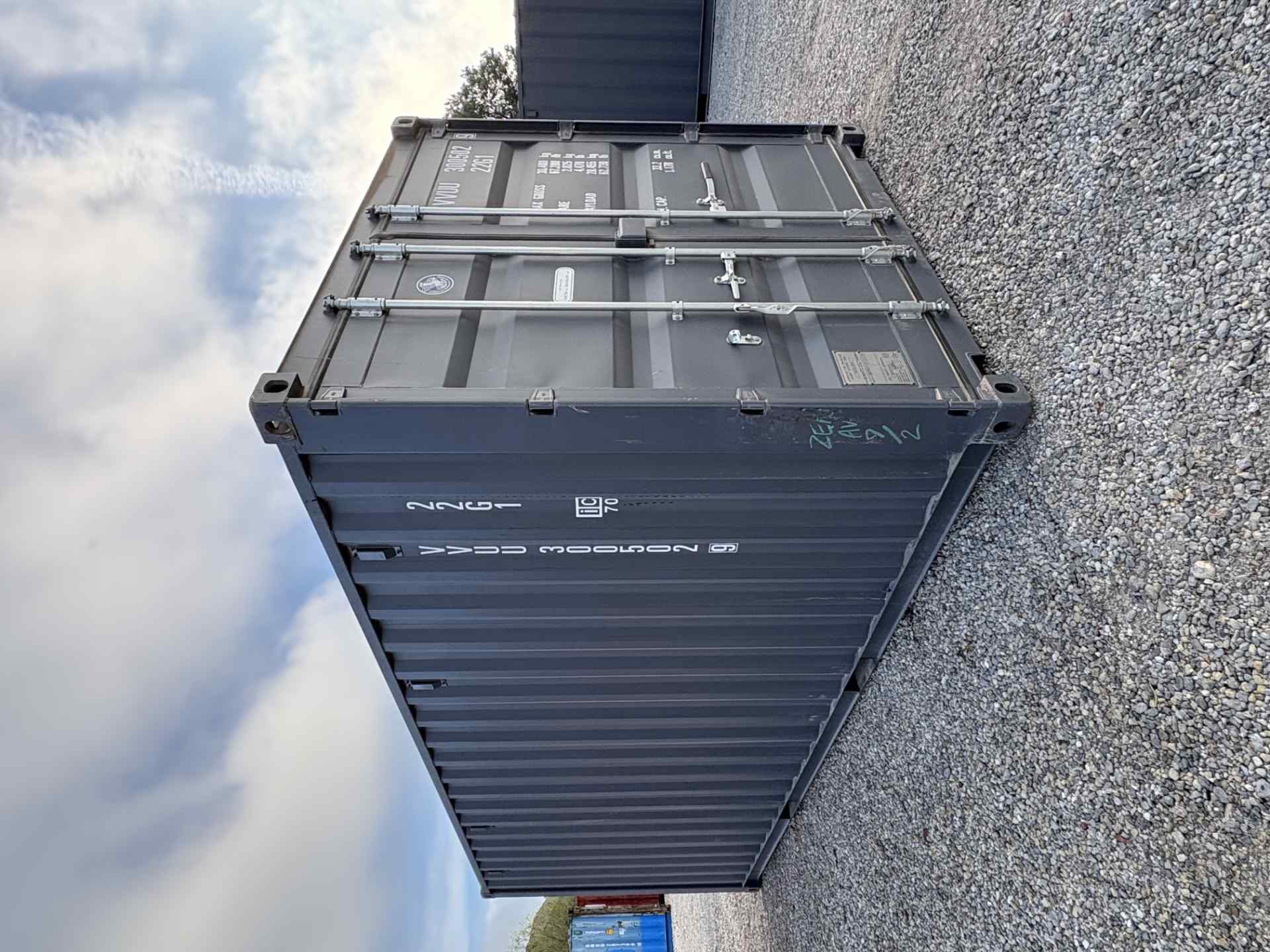 Front corner view of the product