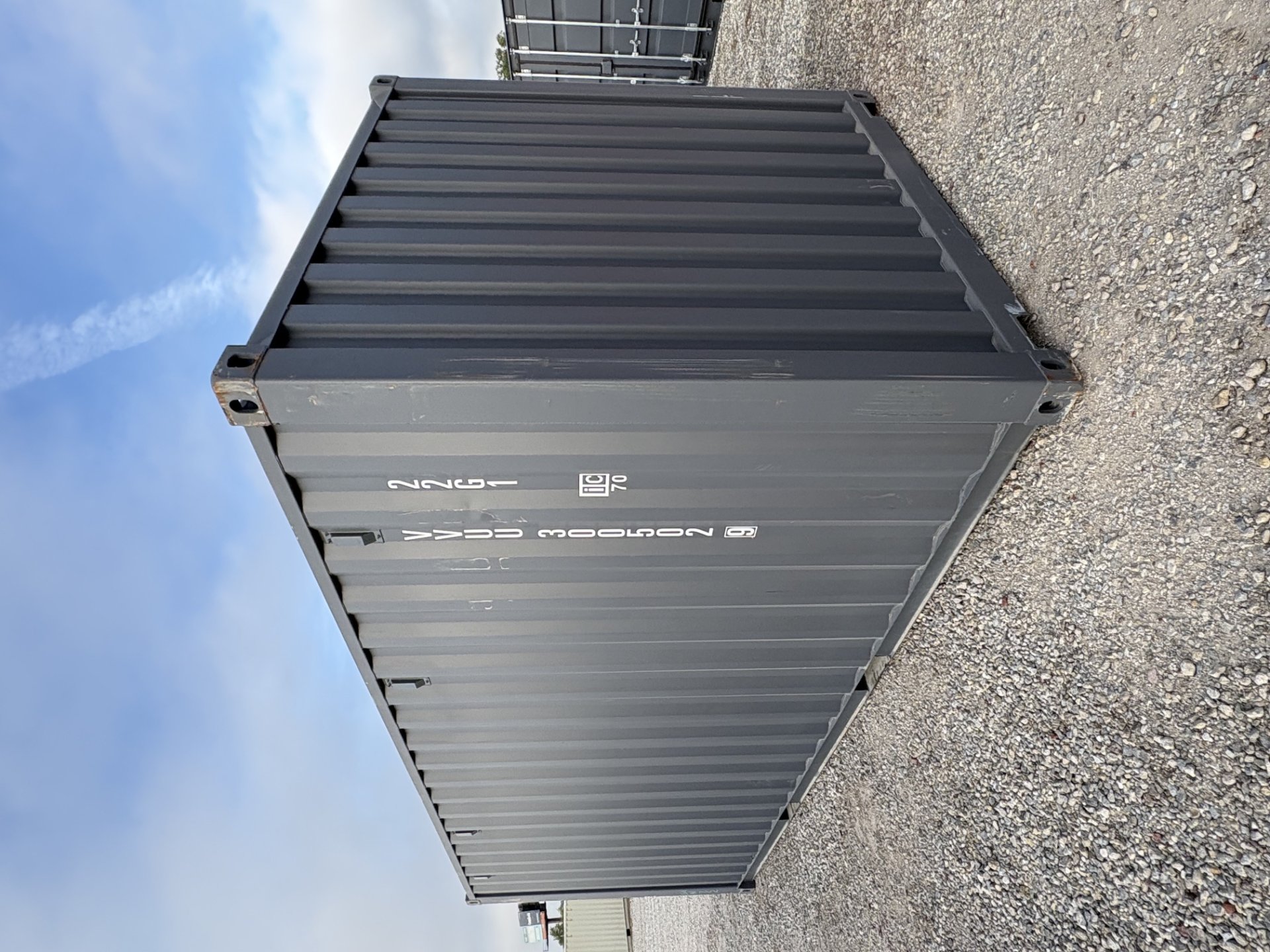 Rear corner view of the product